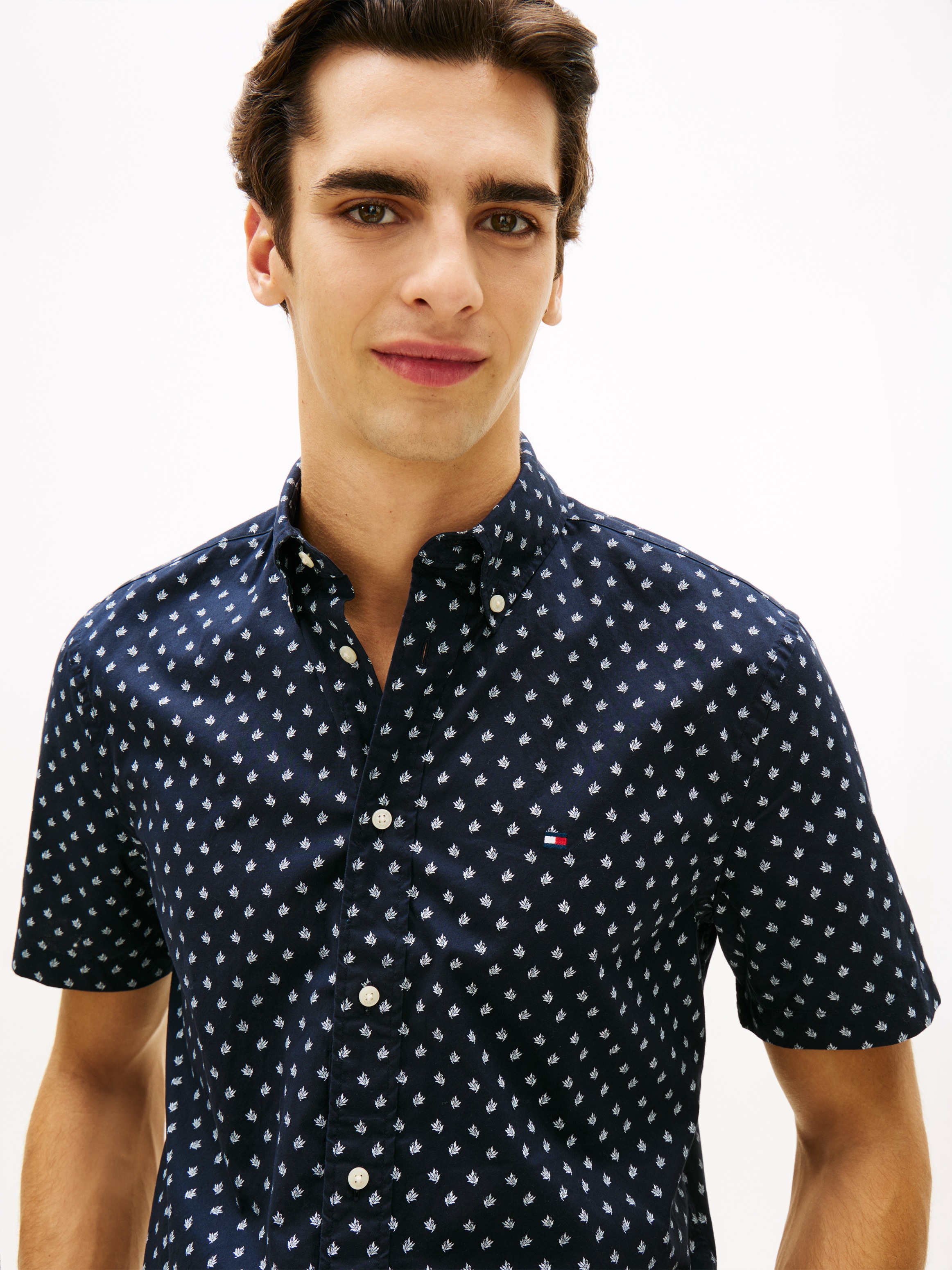 Tommy Hilfiger Chemise à manches courtes »FLEX POPLIN PRINT Regular Fit«