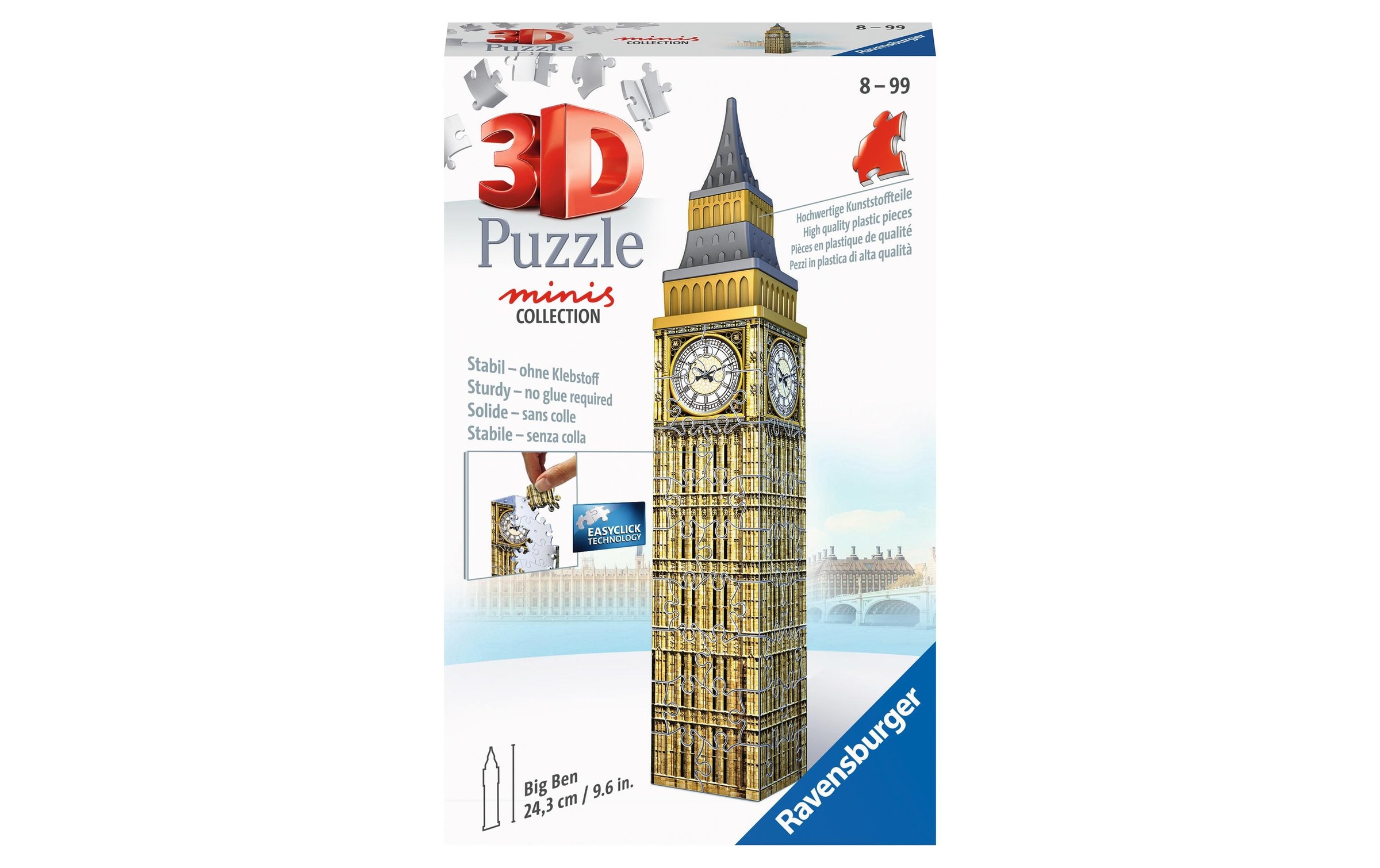 Image of Ravensburger 3D-Puzzle »3D Mini Big Ben«, (54 tlg.) bei Ackermann Versand Schweiz