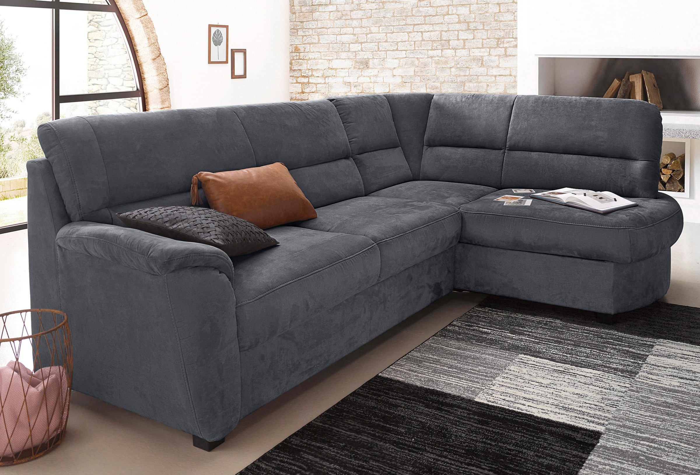 Image of sit&more Ecksofa "Pandora L-Form" wahlweise mit Bettfunktion und Bettkasten