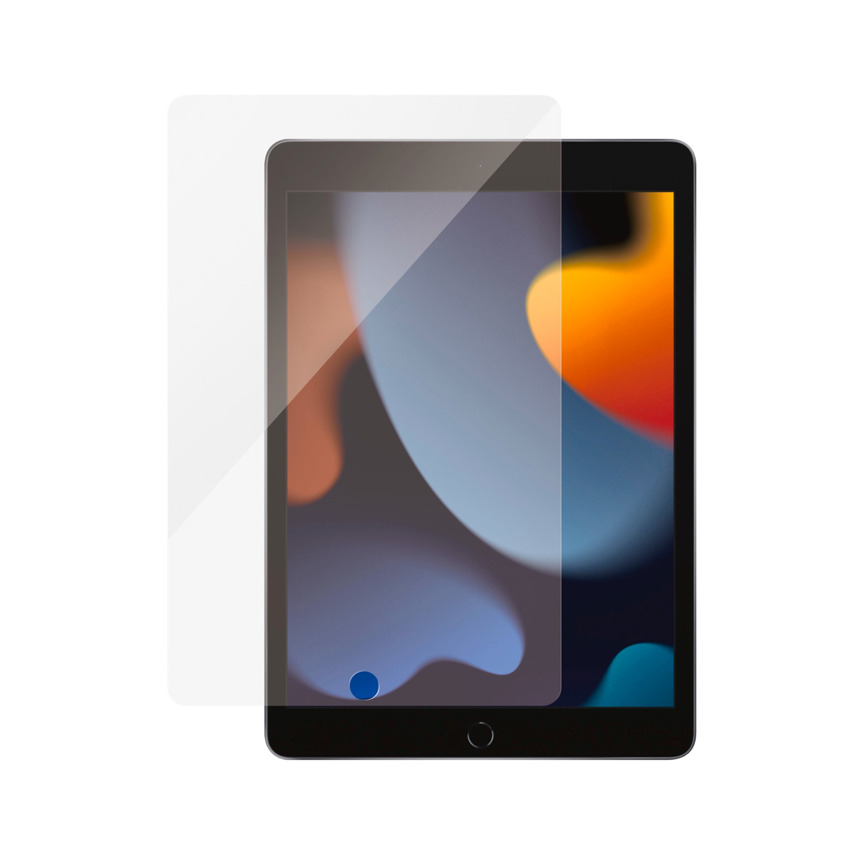 CARE by PanzerGlass Displayschutzglas »Ultra-Wide Fit Screen Protection«, für Apple iPad 10.2'', Displayschutzfolie, Schutzfolie, Bildschirmschutz, kratz- & stossfest