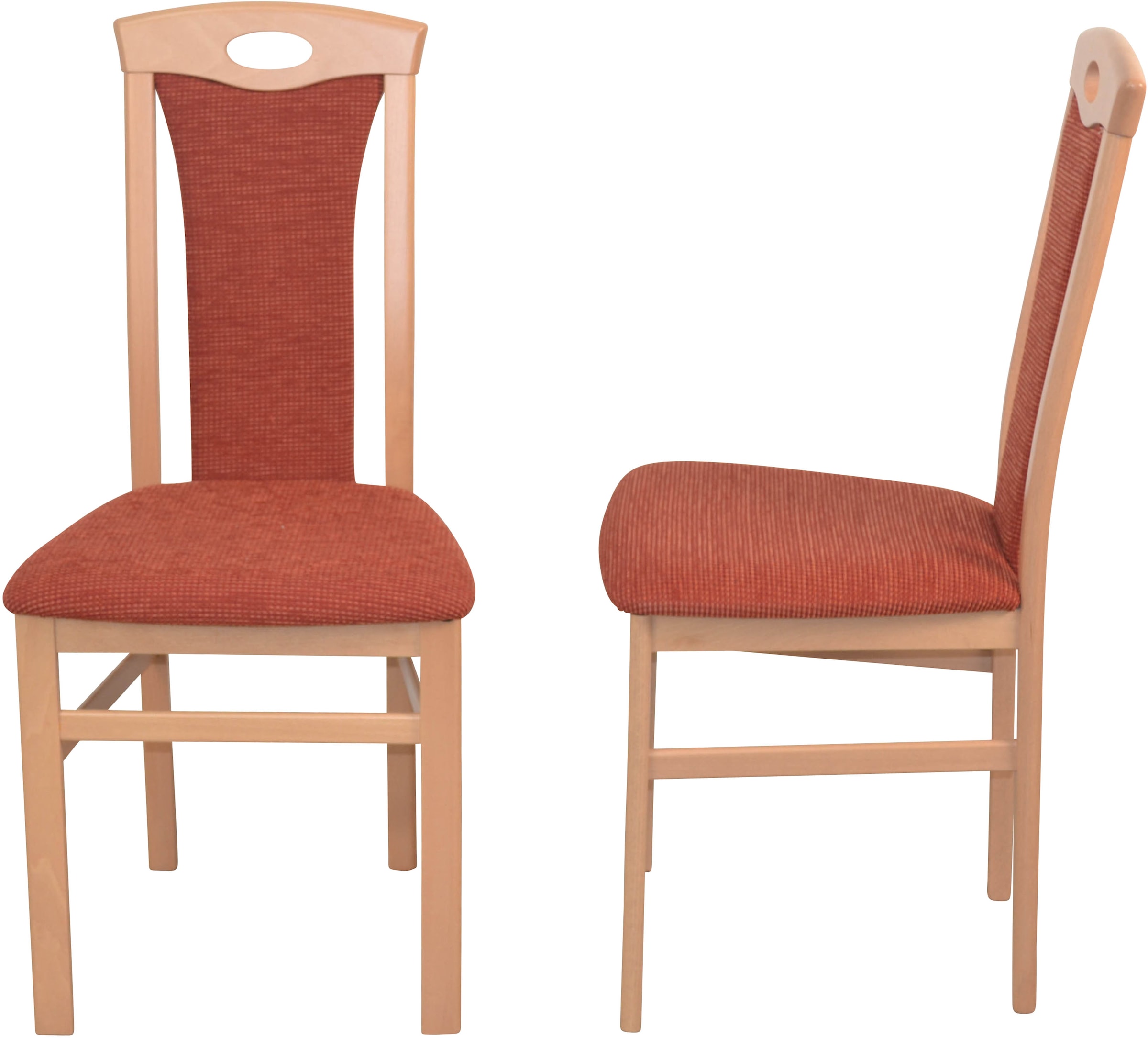 HOFMANN LIVING AND MORE Ensemble de salle à manger »5tlg. Tischgruppe« Spar-Set, 5tlg. Tischgruppe, 5 cuis tlg. Stühle montiert