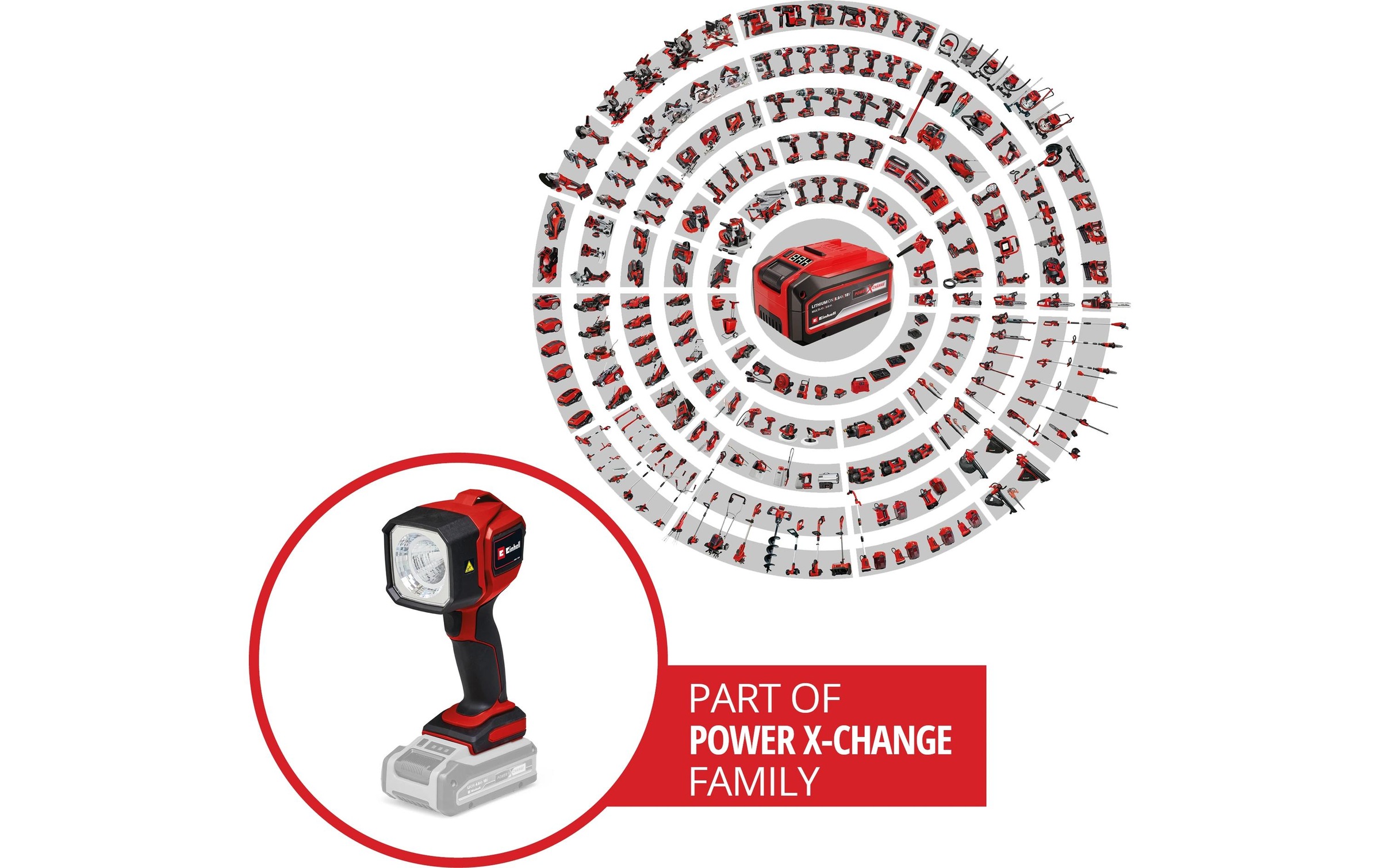 Einhell Handleuchte »TC-CL 18/350 Li – Solo«