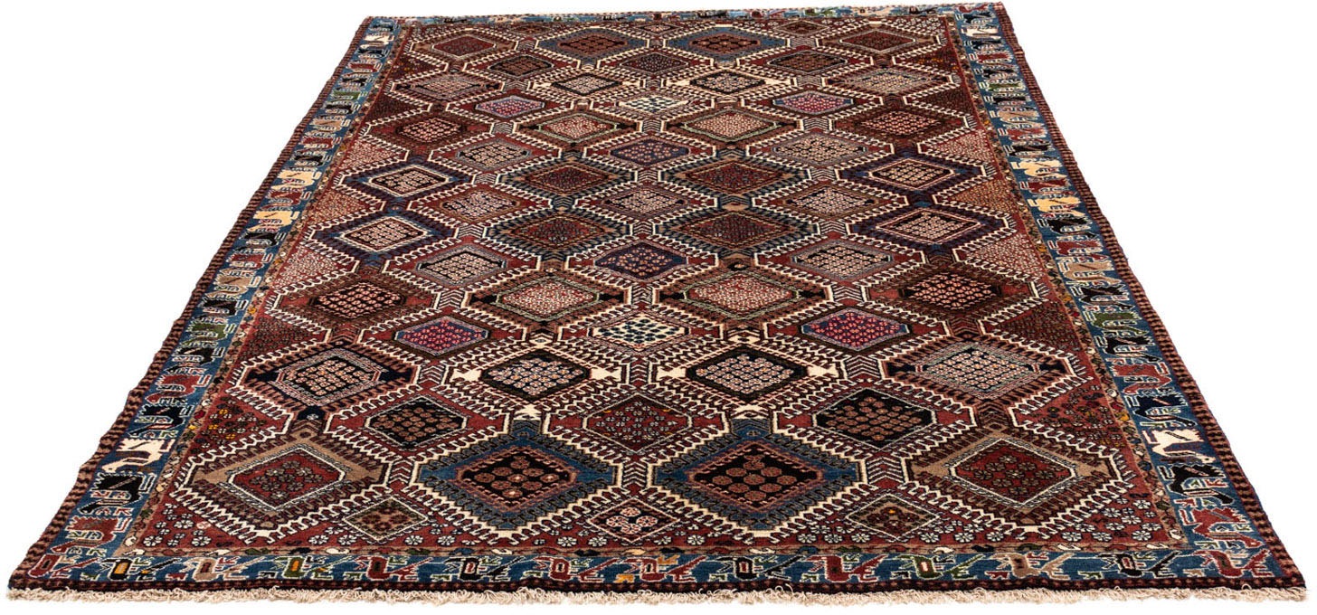 Image of morgenland Wollteppich »Bachtiar Durchgemustert Rosso scuro 360 x 257 cm«, rechteckig, 1 mm Höhe, Unikat mit Zertifikat bei Ackermann Versand Schweiz