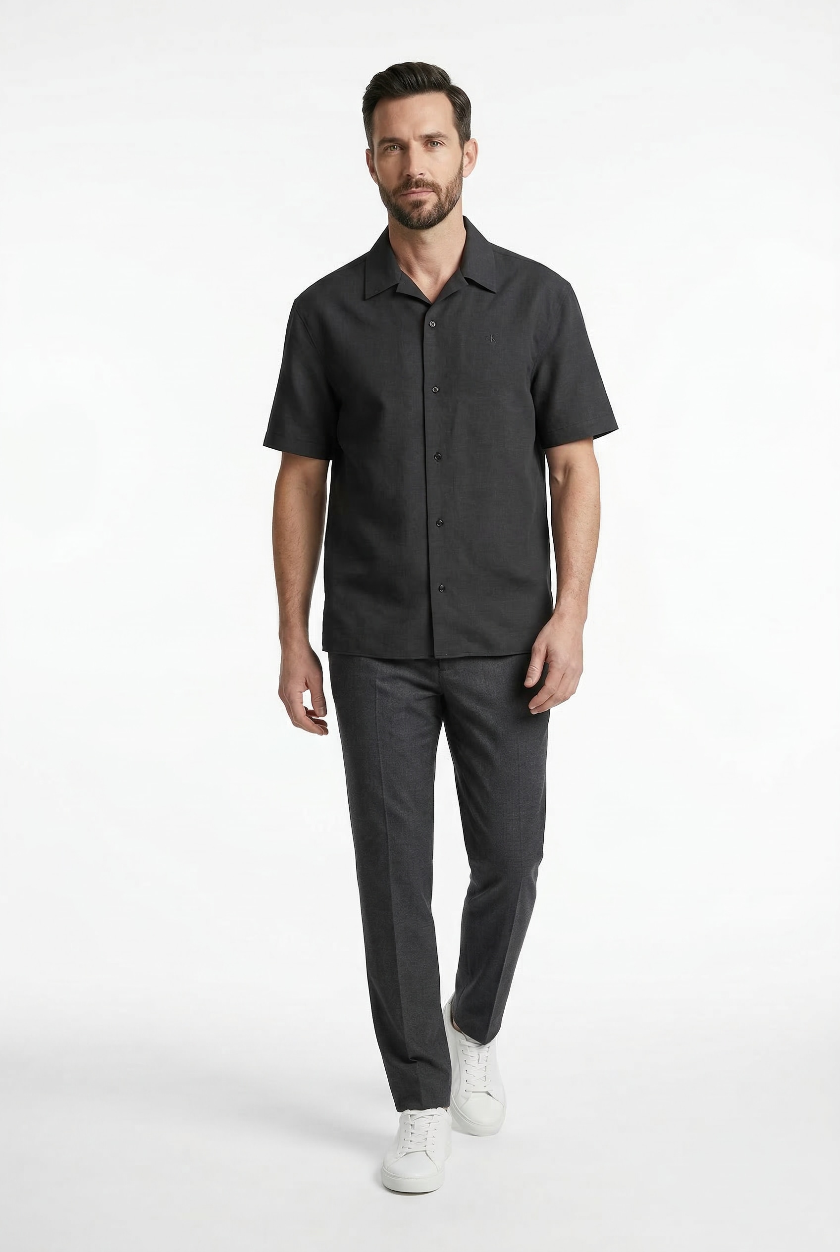Image of Calvin Klein Leinenhemd "LINEN CLASSIC" Regular Fit, Leinen-Viskosemix