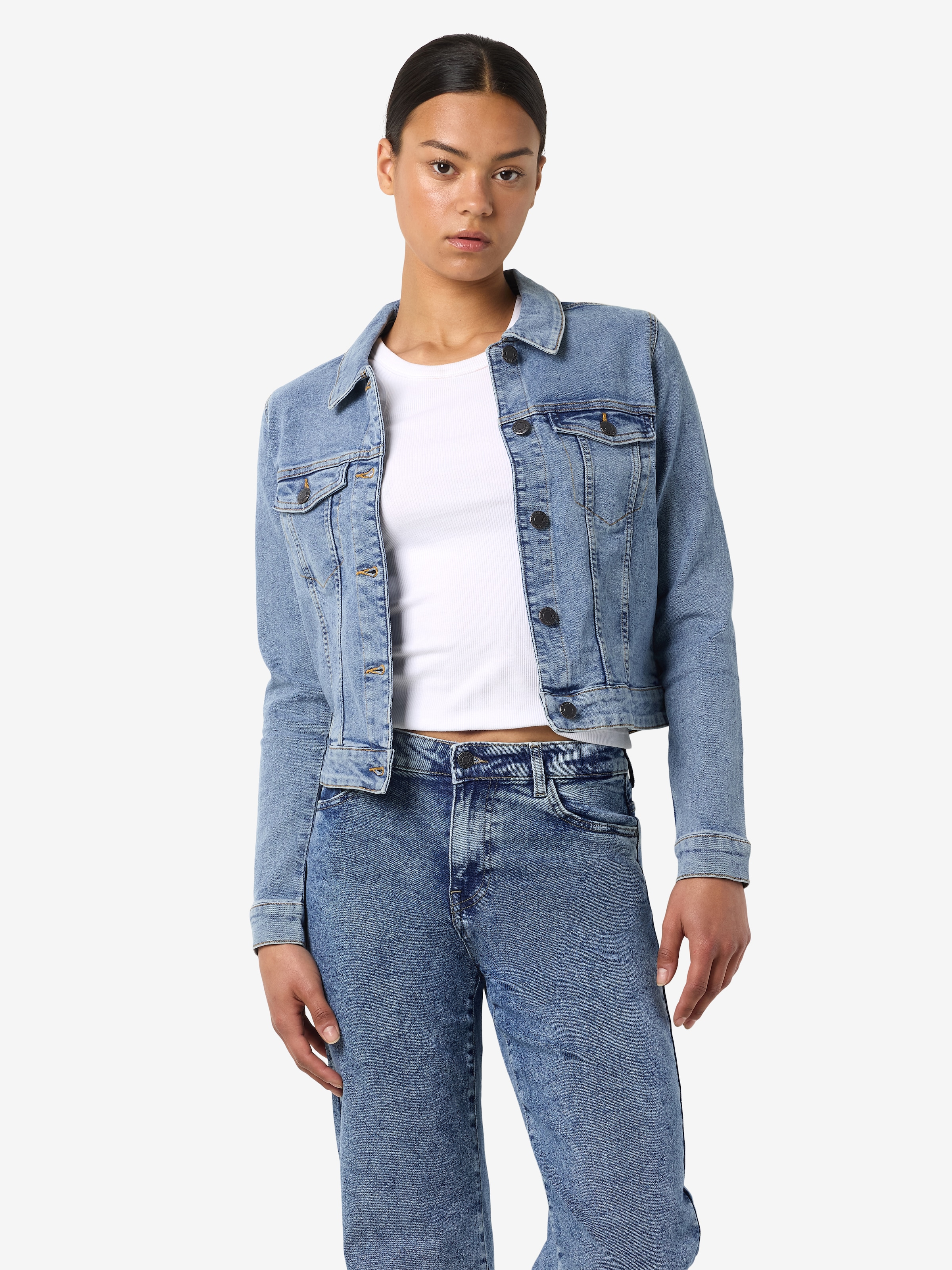 Noisy may Jeansjacke »NMDEBRA L/S DENIM JACKET VI570LB NOOS«