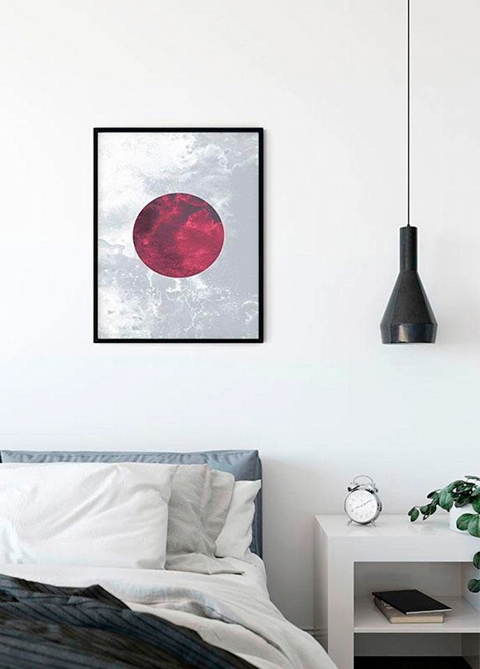 Image of Komar Bild "Solum Ignis" Abstrakt 1 Stk. tlg. Wandbild zur Dekoration - ohne Rahmen
