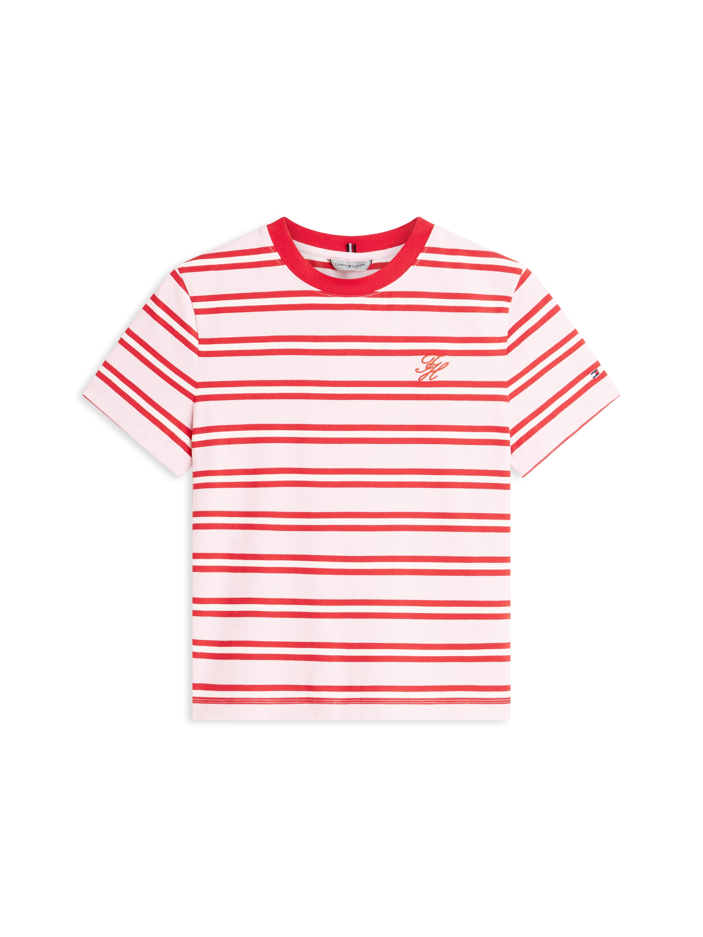 Tommy Hilfiger T-shirt à manches courtes »TH SCRIPT REGULAR C-NECK SHORT SLEEVE TEE«