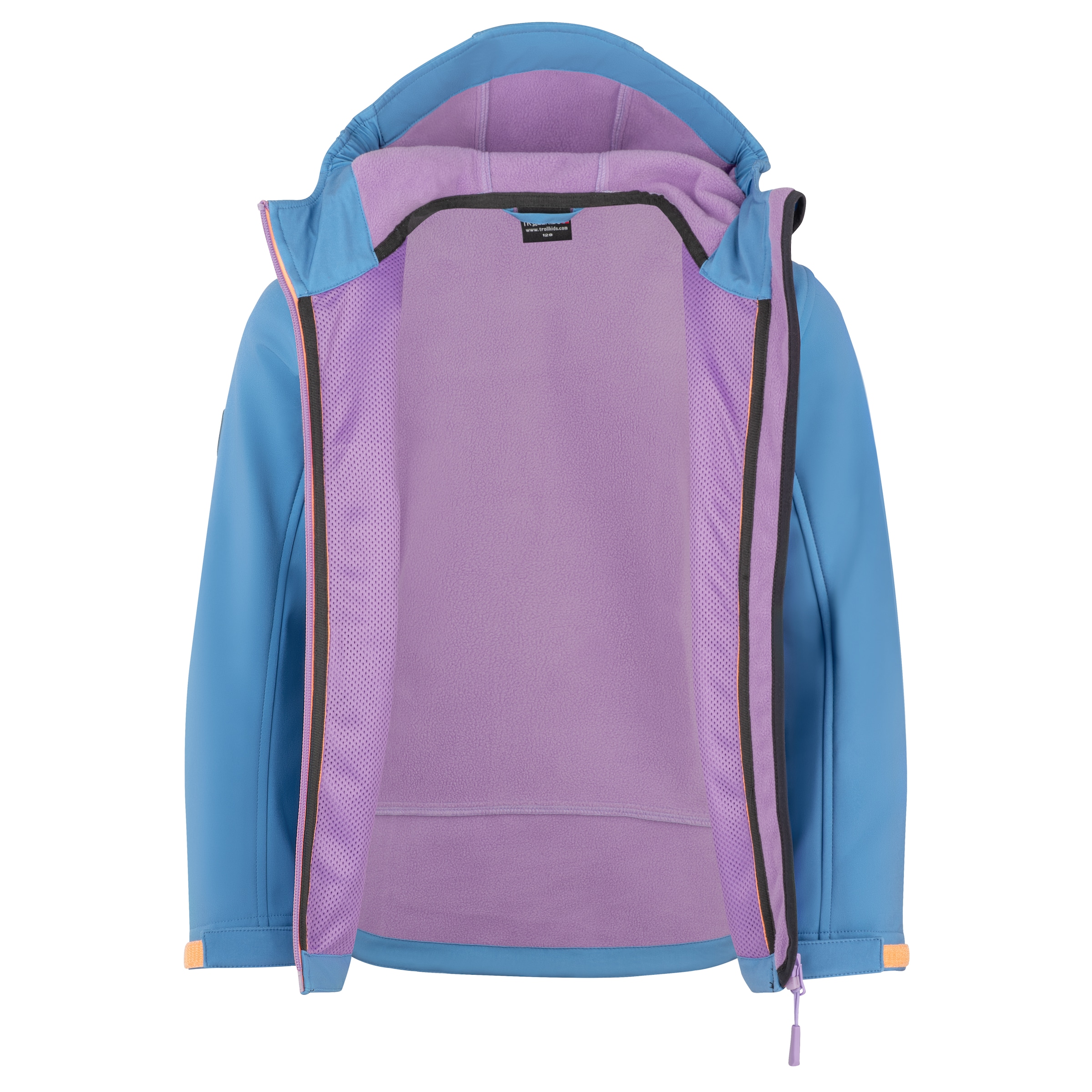 TROLLKIDS Softshelljacke »GIRLS TROLLFJORD JACKET« für Kinder und Jugendliche, sportlicher Stil, winddicht