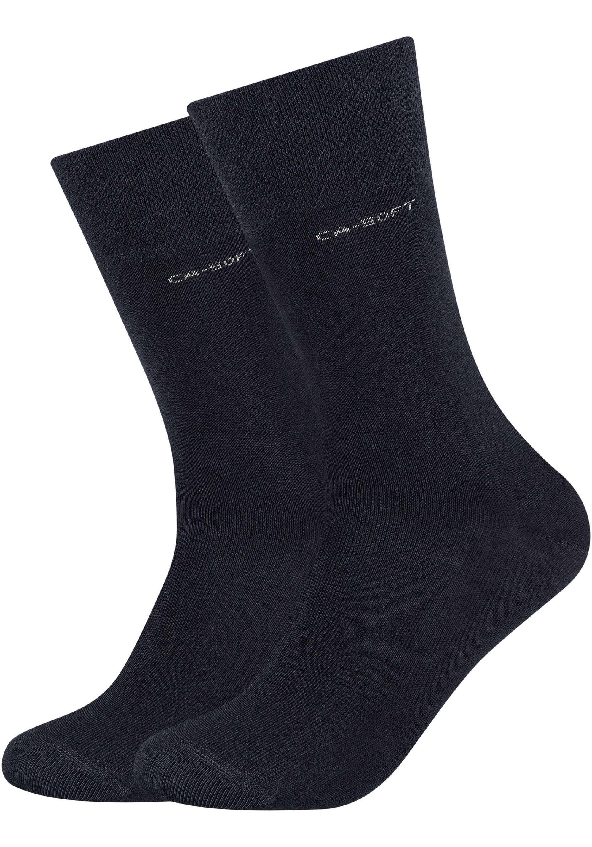 Camano Langsocken »ca-soft«, (4 Paar), Verstärkte Ferse und Spize