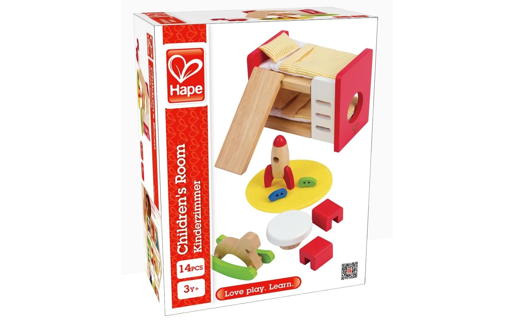 Hape Puppenmöbel »Kinderzimmer 13tlg.«