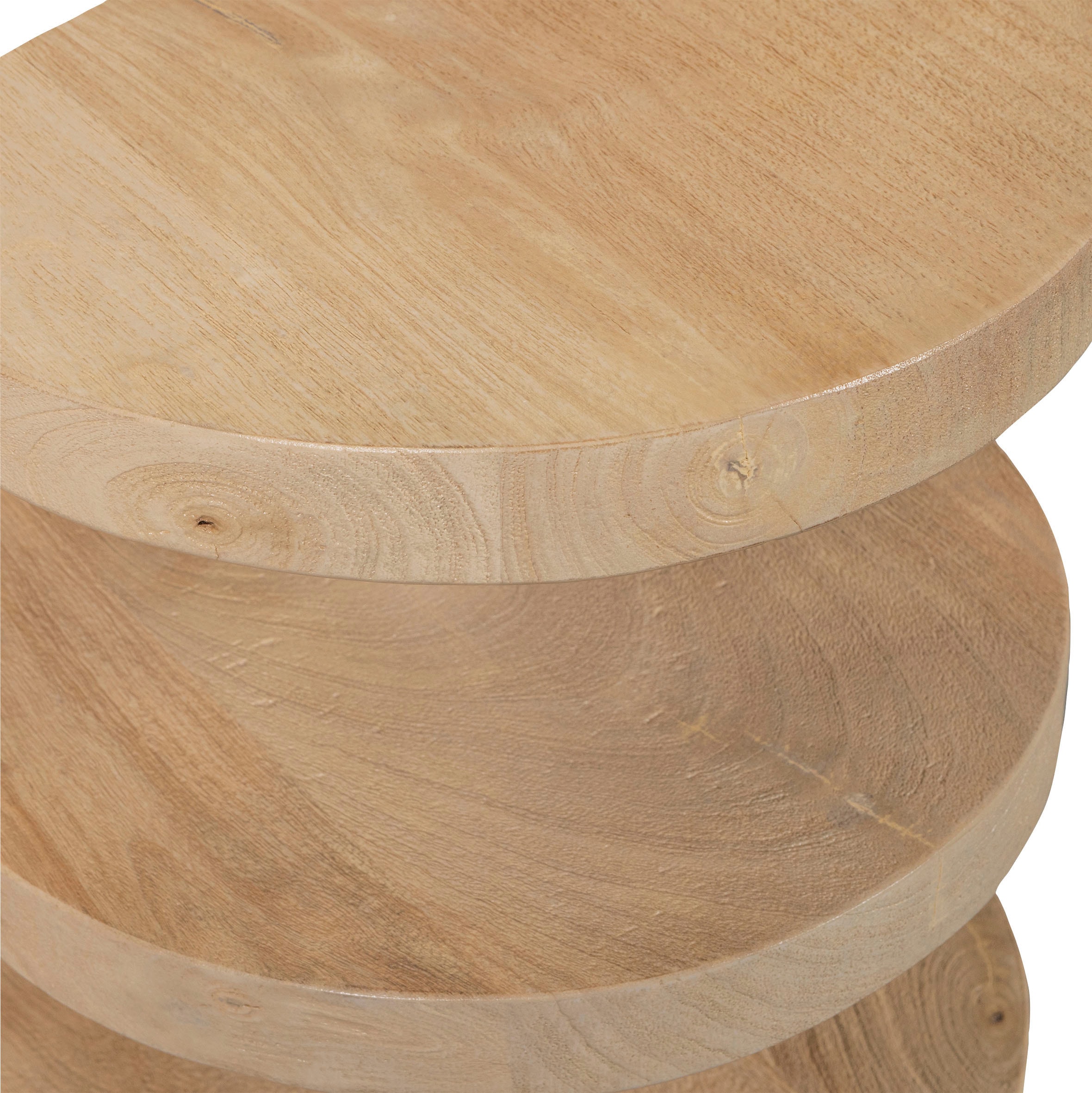 WOOOD Beistelltisch »Milan«, aus Mangoholz, H 42 cm x B 36 cm