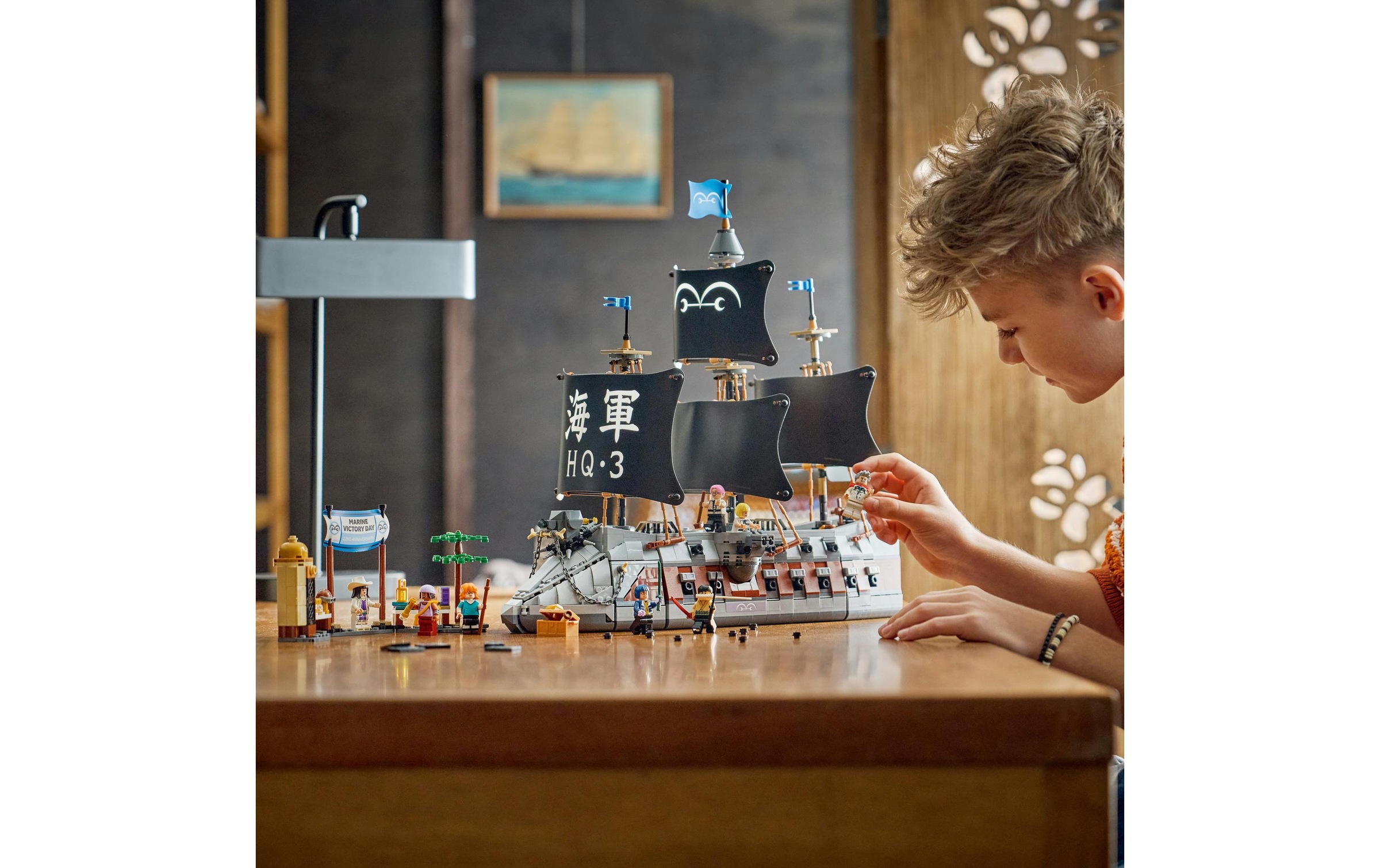 LEGO® Konstruktionsspielsteine »Garps Marineschlachtschiff (75646), LEGO ONE PIECE« Made in Europe