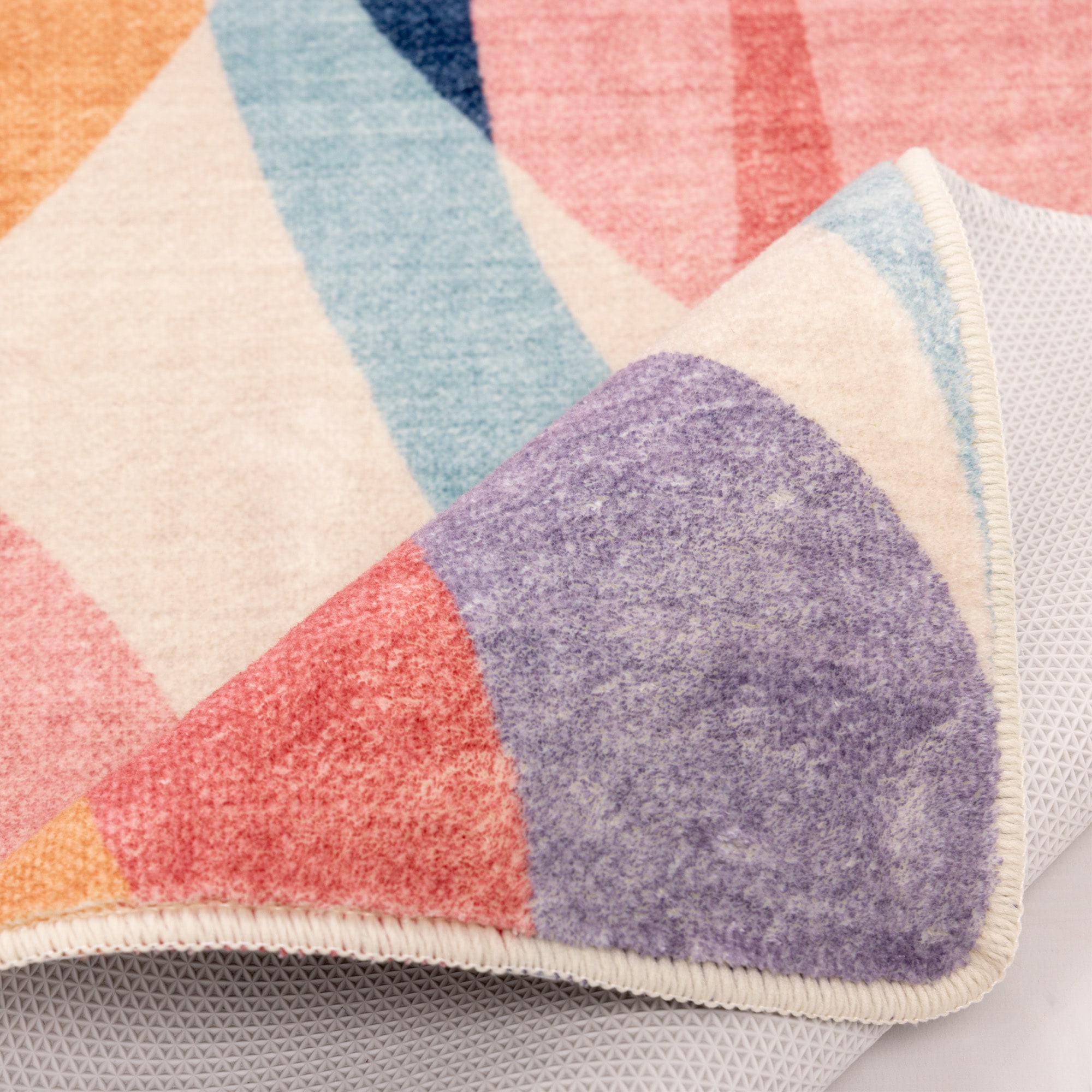 Gino Falcone Tapis de bain »Aquata GF-170, Badvorleger, Badezimmer Teppich« Höhe 7 mm revêtement antidérapant Badteppich, bedruckt, modernes Design, rechteckig
