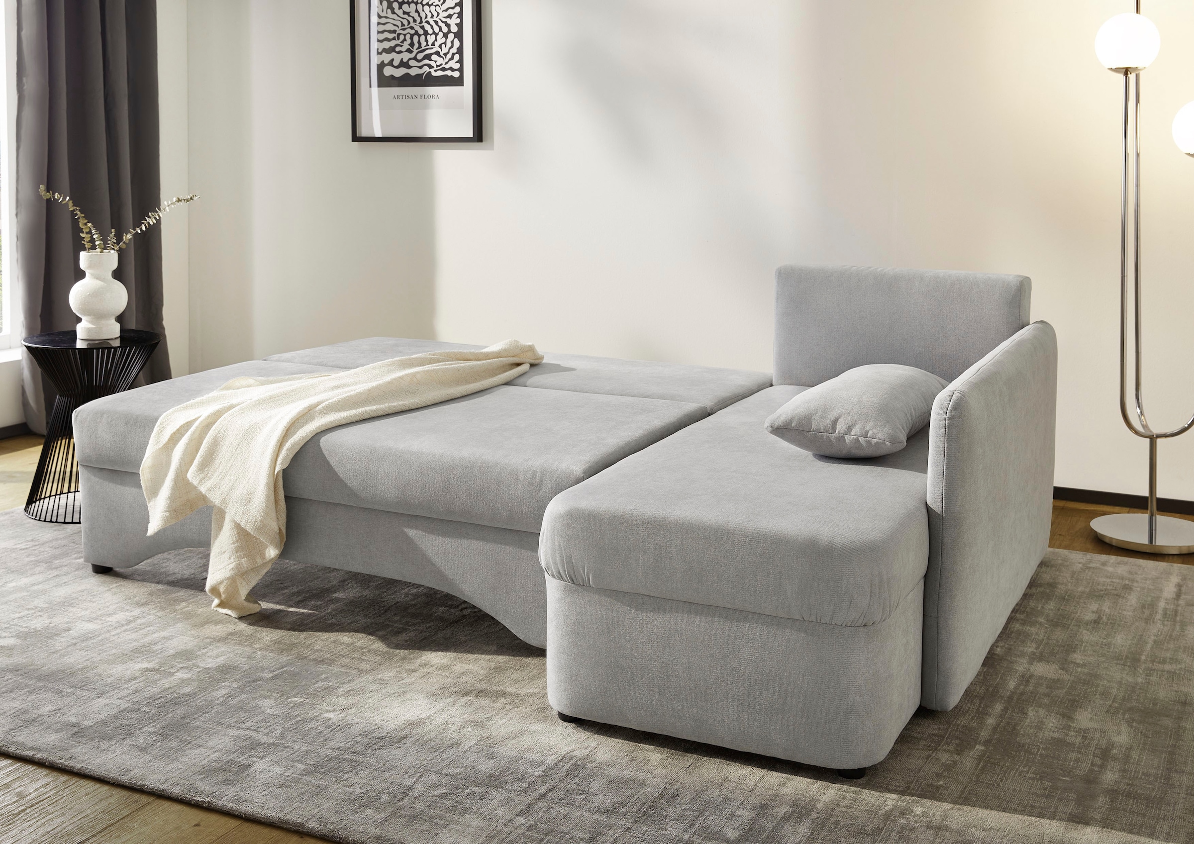 Jockenhöfer Gruppe Canapé d'angle »Nivaris L-Form, B: 197 cm« avec fonction couchage & coffre de lit, notre prix permanent le plus bas
