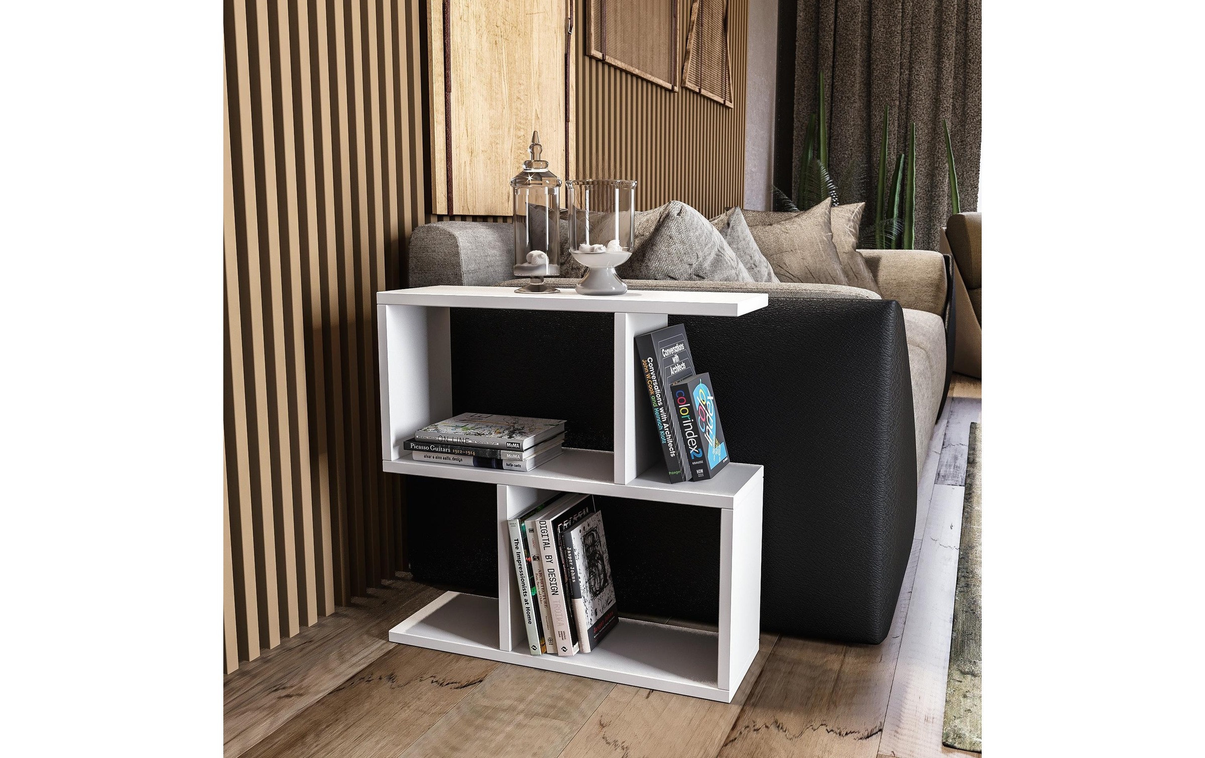 WOODY FASHION Regal »Life 60 x 60 x 20 cm, Weiss«