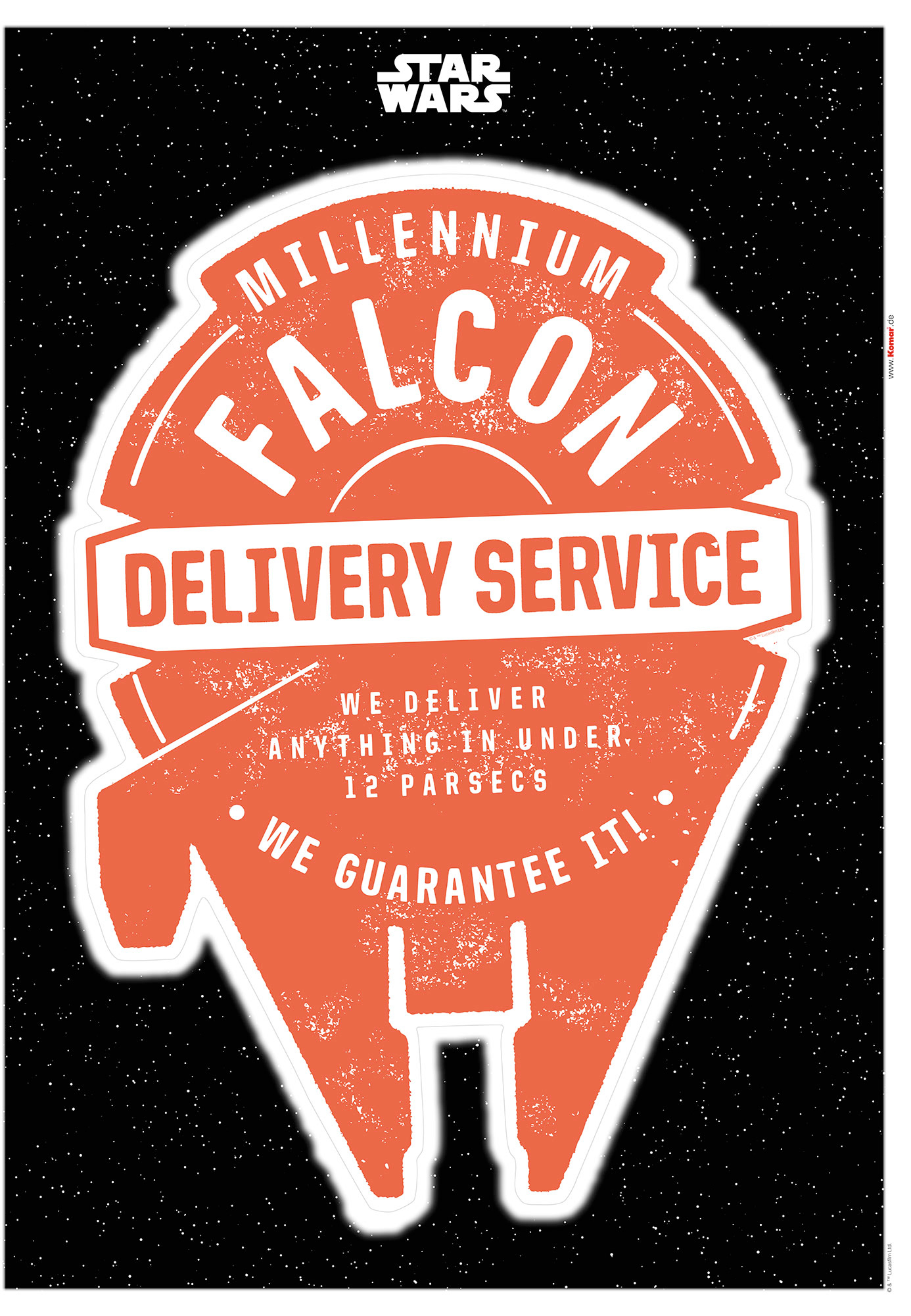 Image of Komar Wandtattoo »Star Wars Delivery Service«, (1 St.), 50 x 70 cm bei Ackermann Versand Schweiz