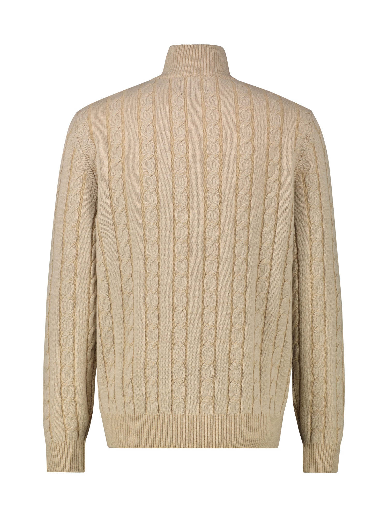 LERROS Pull en tricot »Troyer mit Zopfmuster - Klassik trifft Coolness«