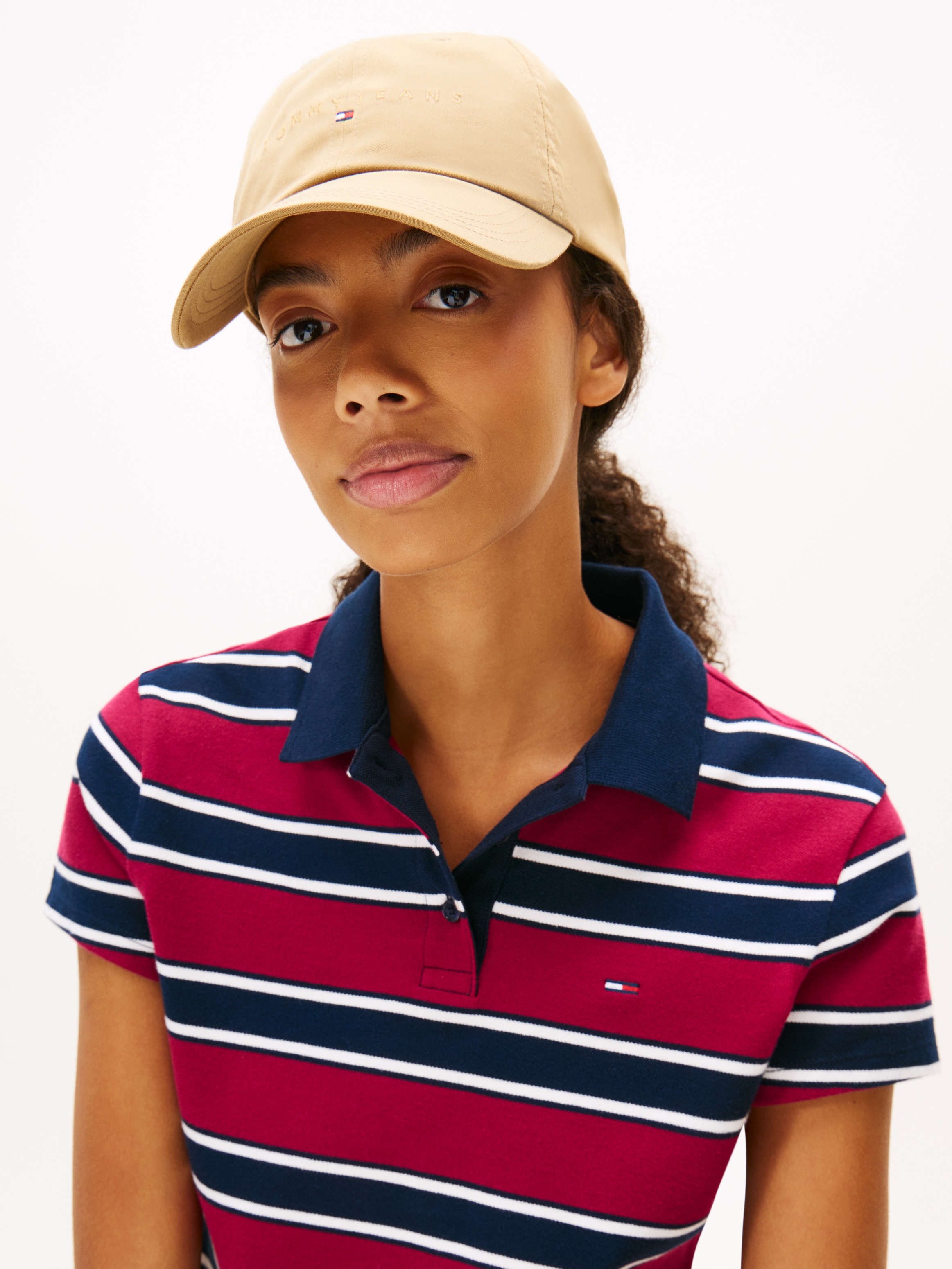 Tommy Jeans Casquette de baseball »TJW LINEAR LOGO 6 PANEL CAP« mit Logostickerei UNISEX