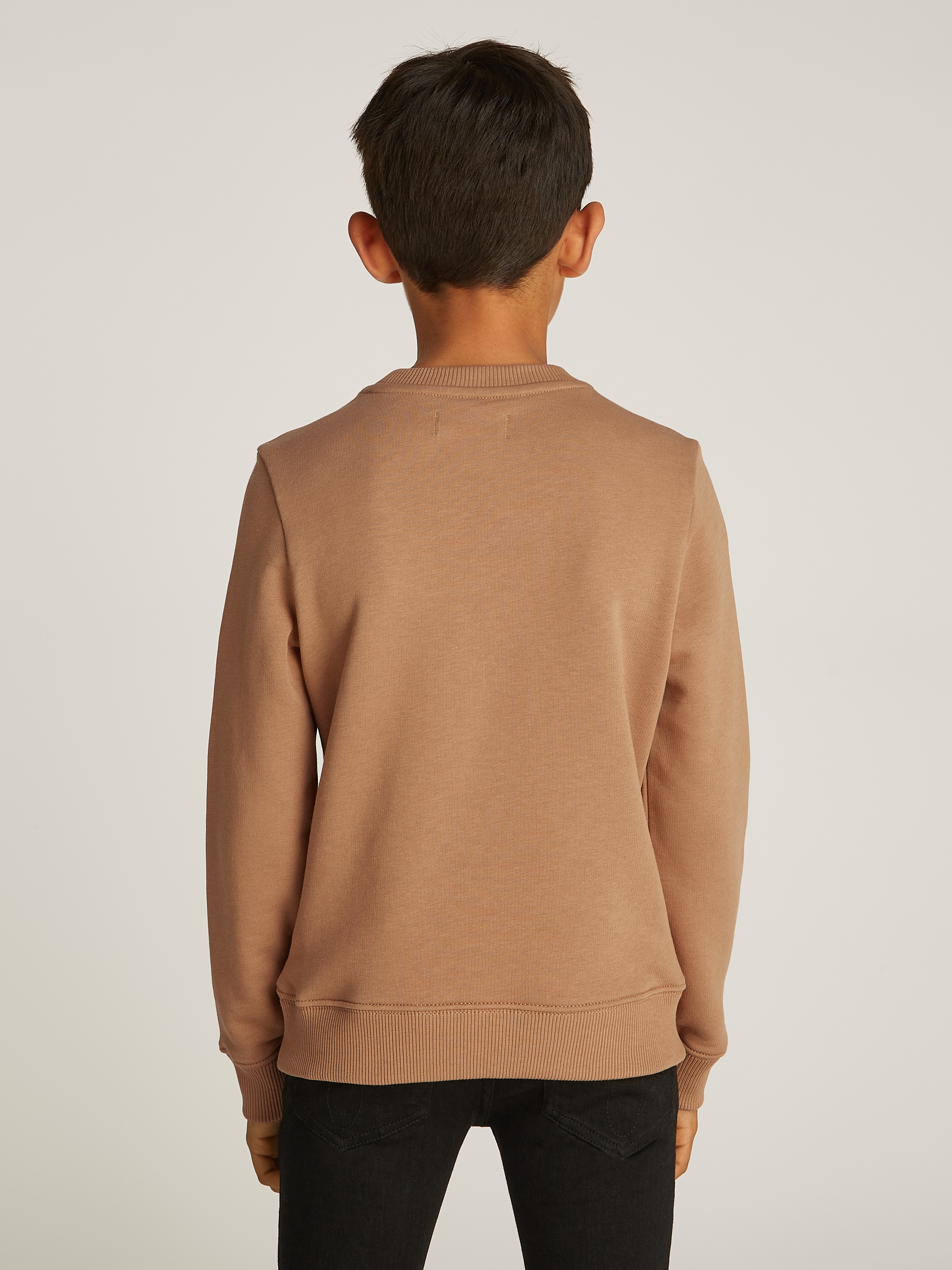 Calvin Klein Jeans Sweatshirt »MONO MINI BADGE REG CN«, für Kinder bis 16 Jahre mit Logoschriftzug