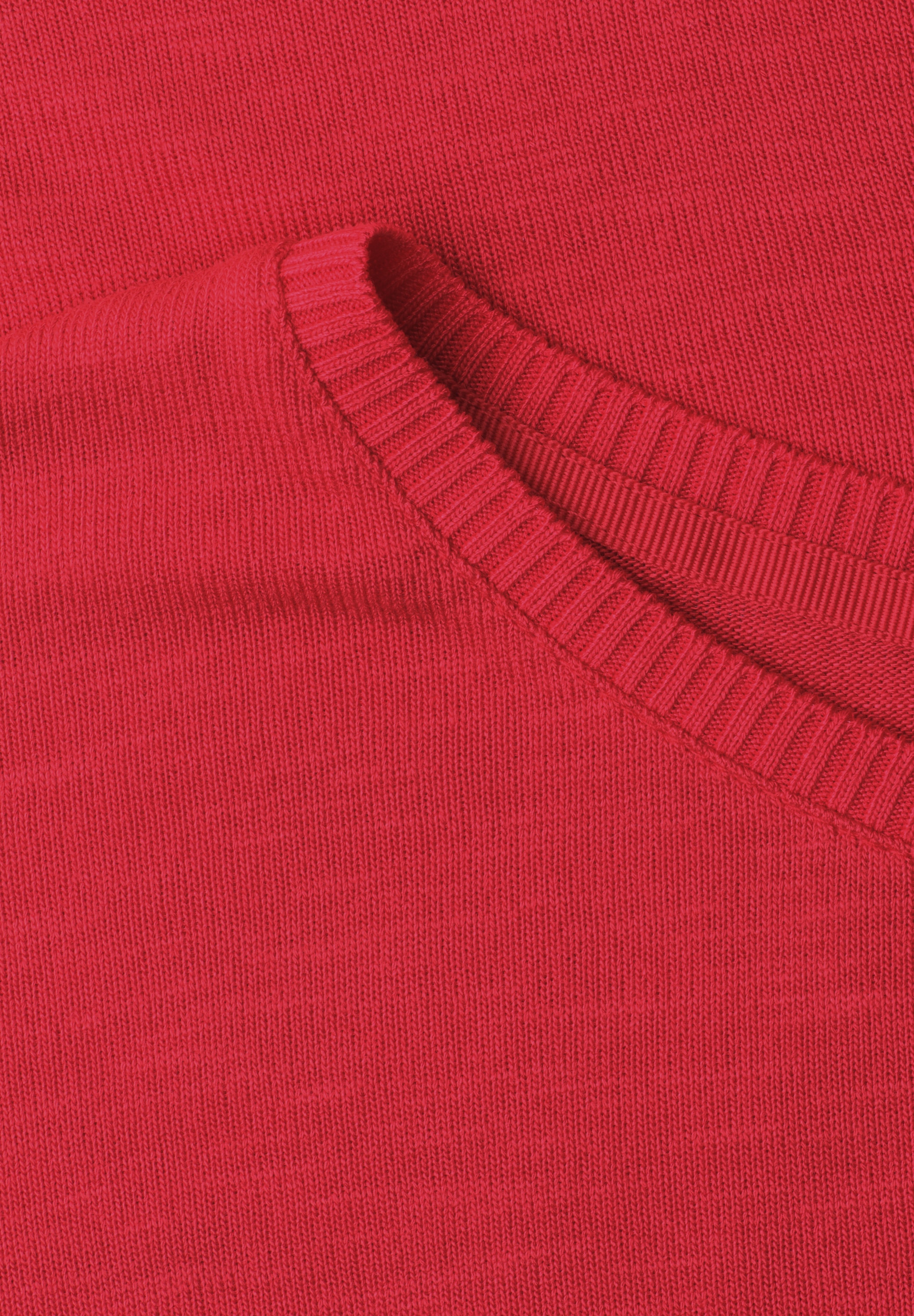 STREET ONE Kurzarmshirt Sommershirt aus Viskose mit Stretch