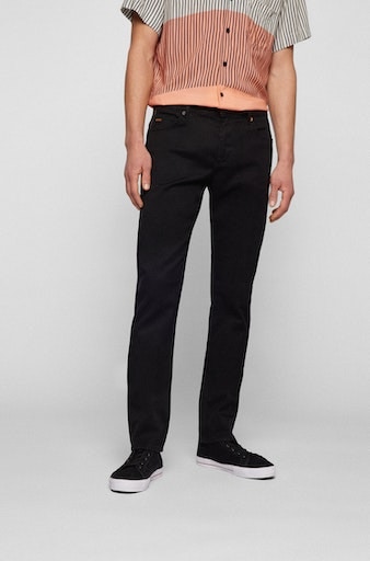 Slim-fit-Jeans »Delaware BC-L-C«, mit Leder-Markenlabel am hinteren Bundabschluss