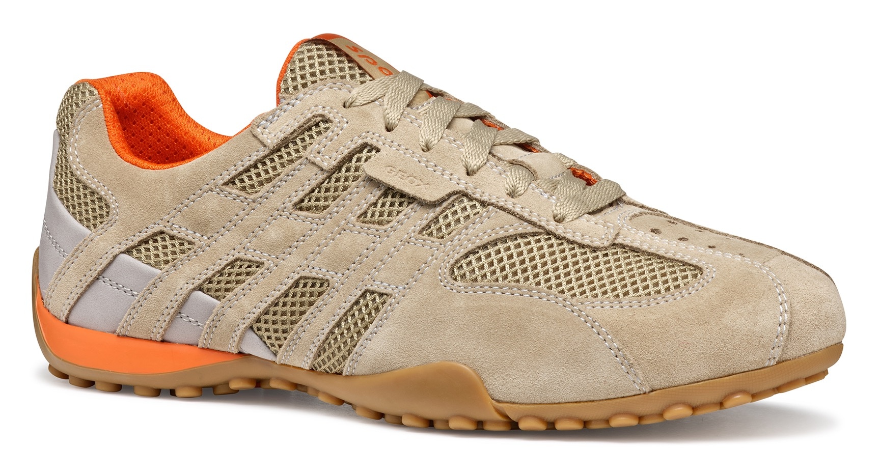 Geox Chaussure à lacets »U SNAKE ORIGINAL«  , Schnürschuh, Freizeitschuh, Trekking Sneaker mit Lederinnensohle