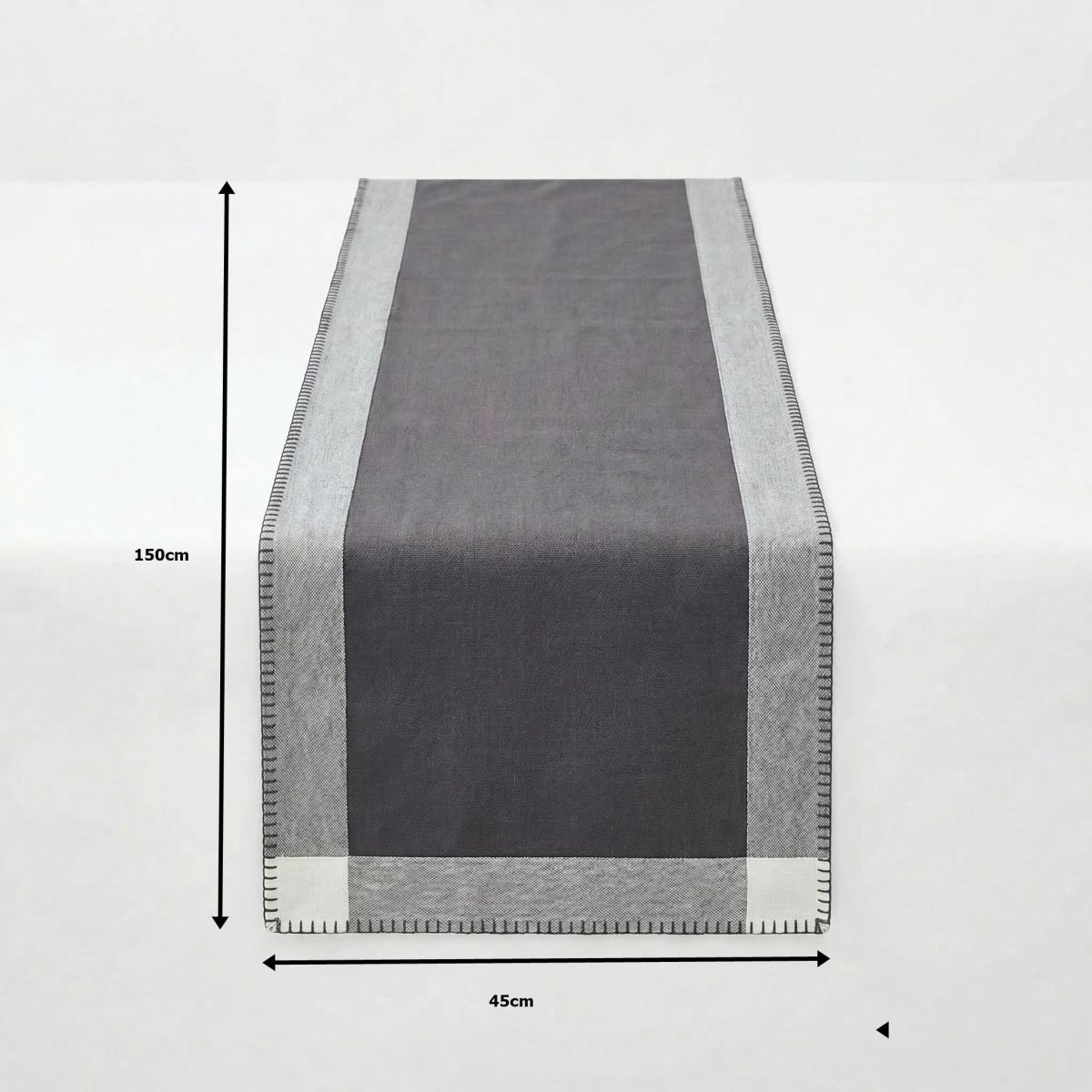 Home affaire Chemin de table »Tischläufer grautöne 45x150cm«