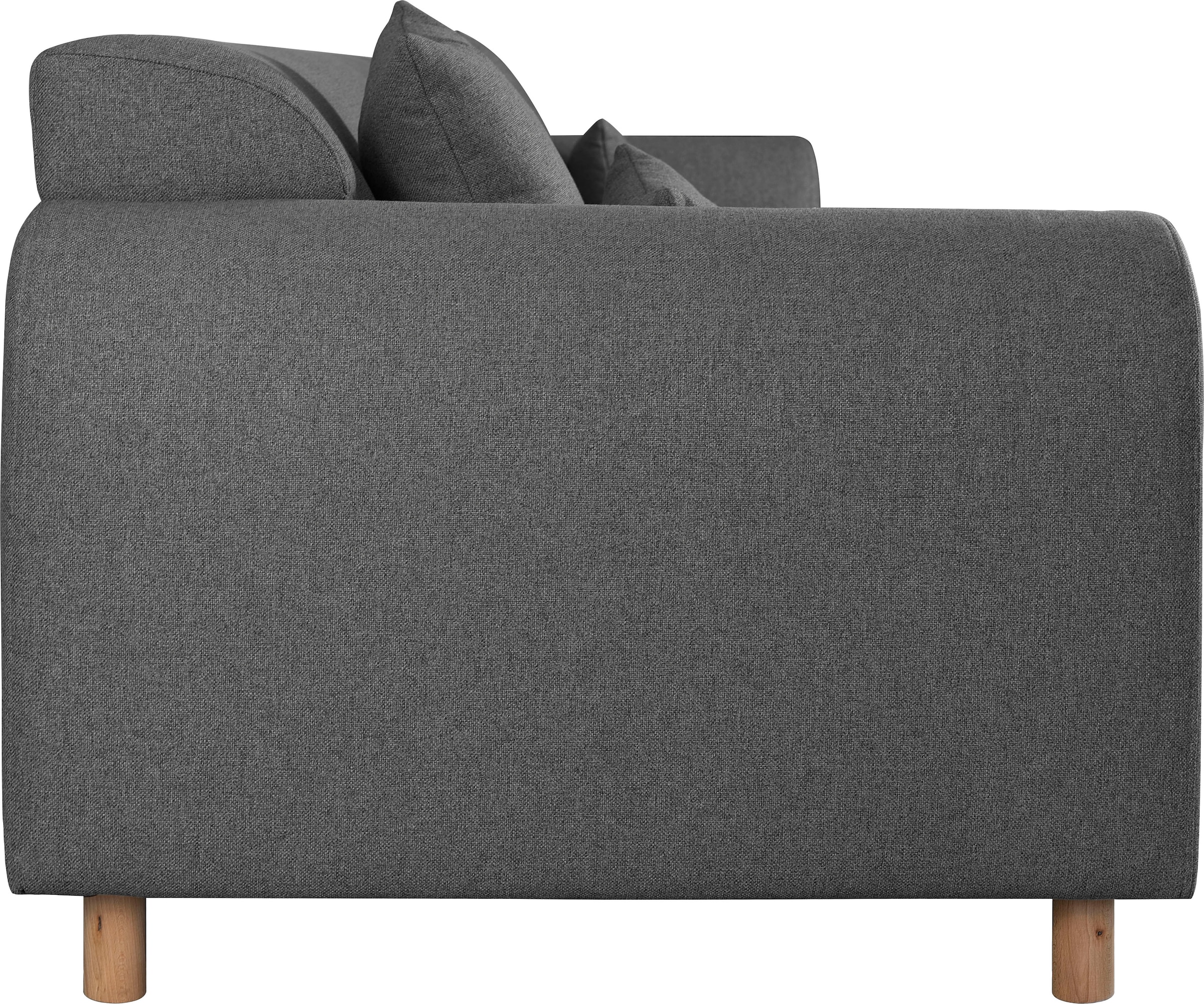 andas Big-Sofa »Svennis«, in 2 Bezugsqualitäten, B/T/H: 314/98/83 cm