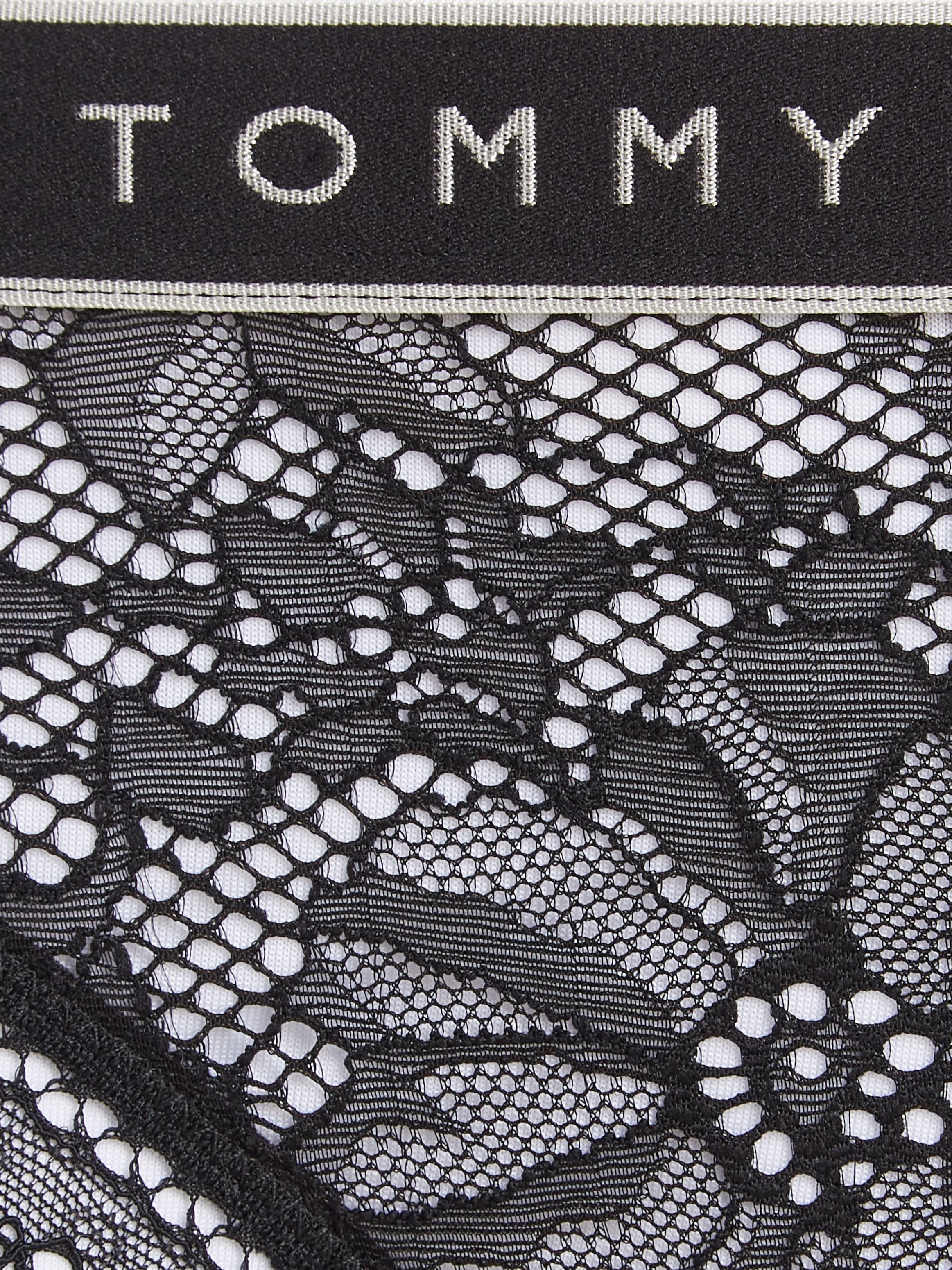 Tommy Hilfiger Underwear T-String »THONG«, mit Spitze und Logobund