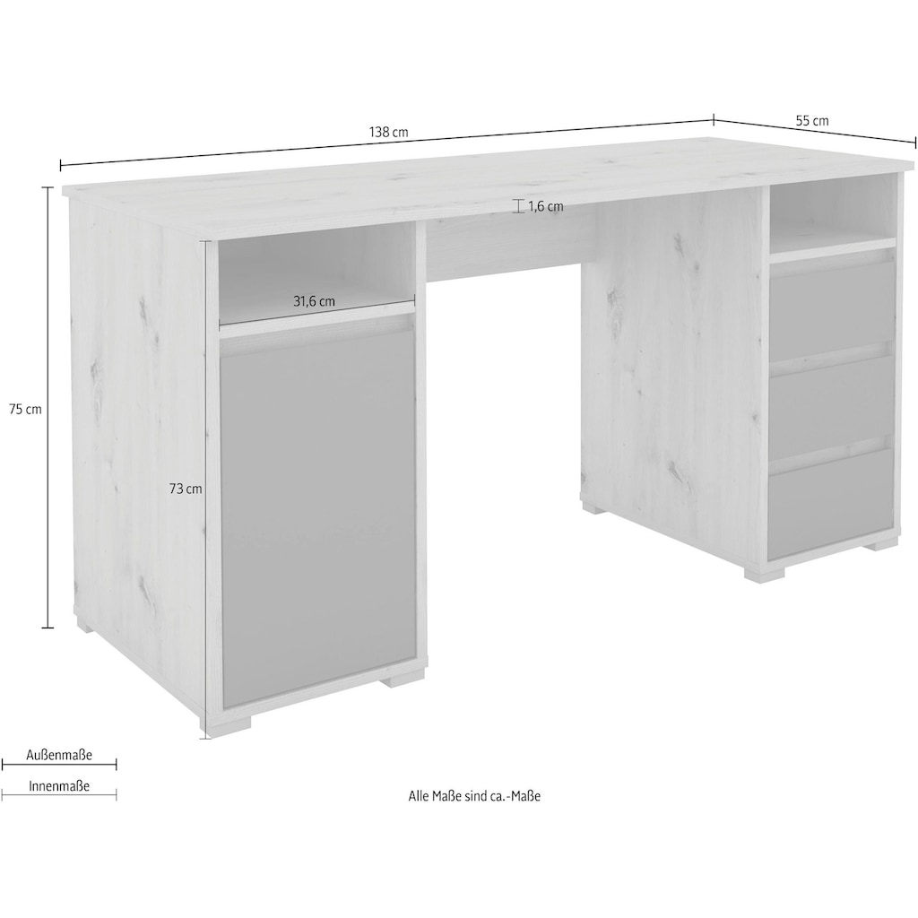 byLIVING Schreibtisch »Lobo«