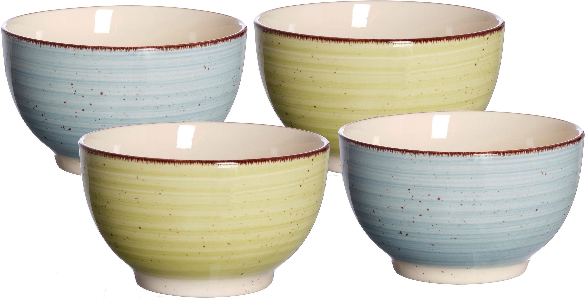 Image of Ritzenhoff & Breker Müslischale »Happy«, 4 tlg., aus Steinzeug bei Ackermann Versand Schweiz