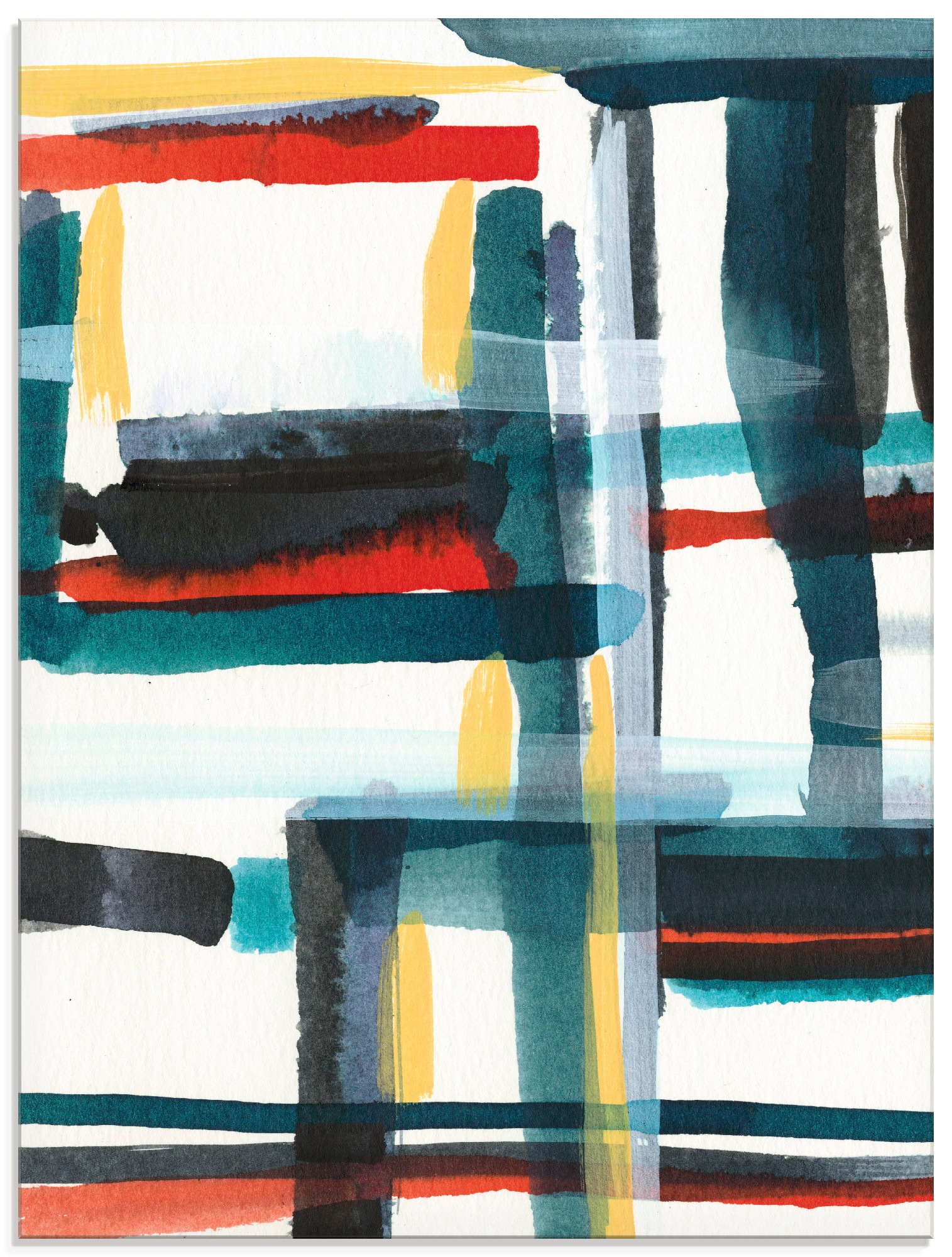 Image of Artland Glasbild »Bücherregal II«, Muster, (1 St.) bei Ackermann Versand Schweiz