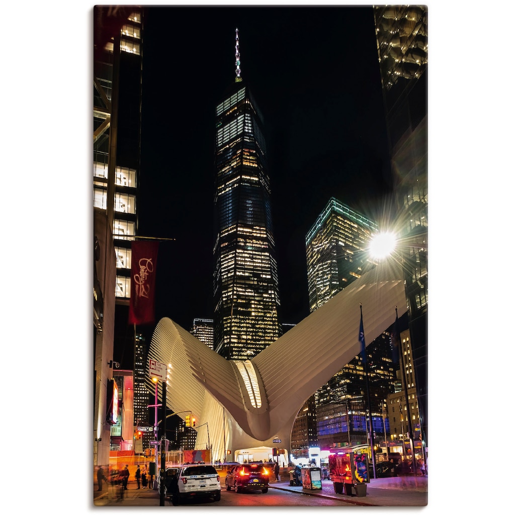 Artland Leinwandbild »World Trade Center New York«, Amerika, (1 St.)