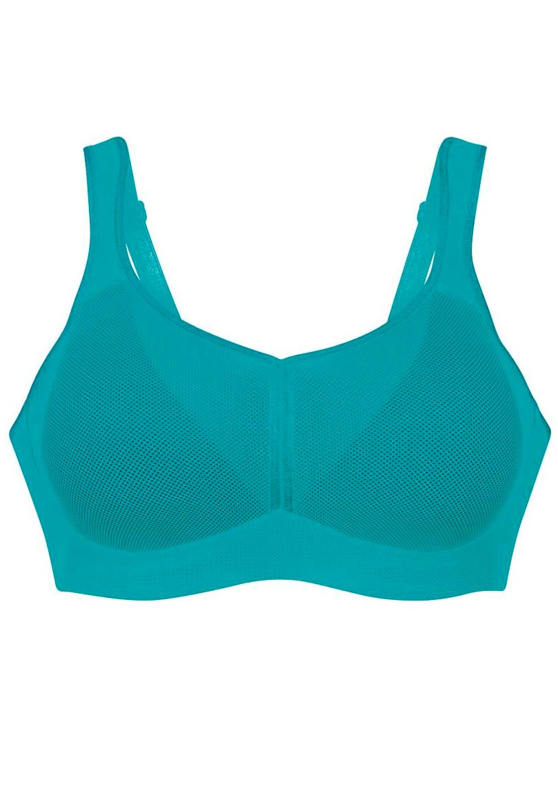Anita Active Sport-BH "Air Control Deltapad" doppellagige Cups, gepolsterte Träger, mit Print, feminin, weich