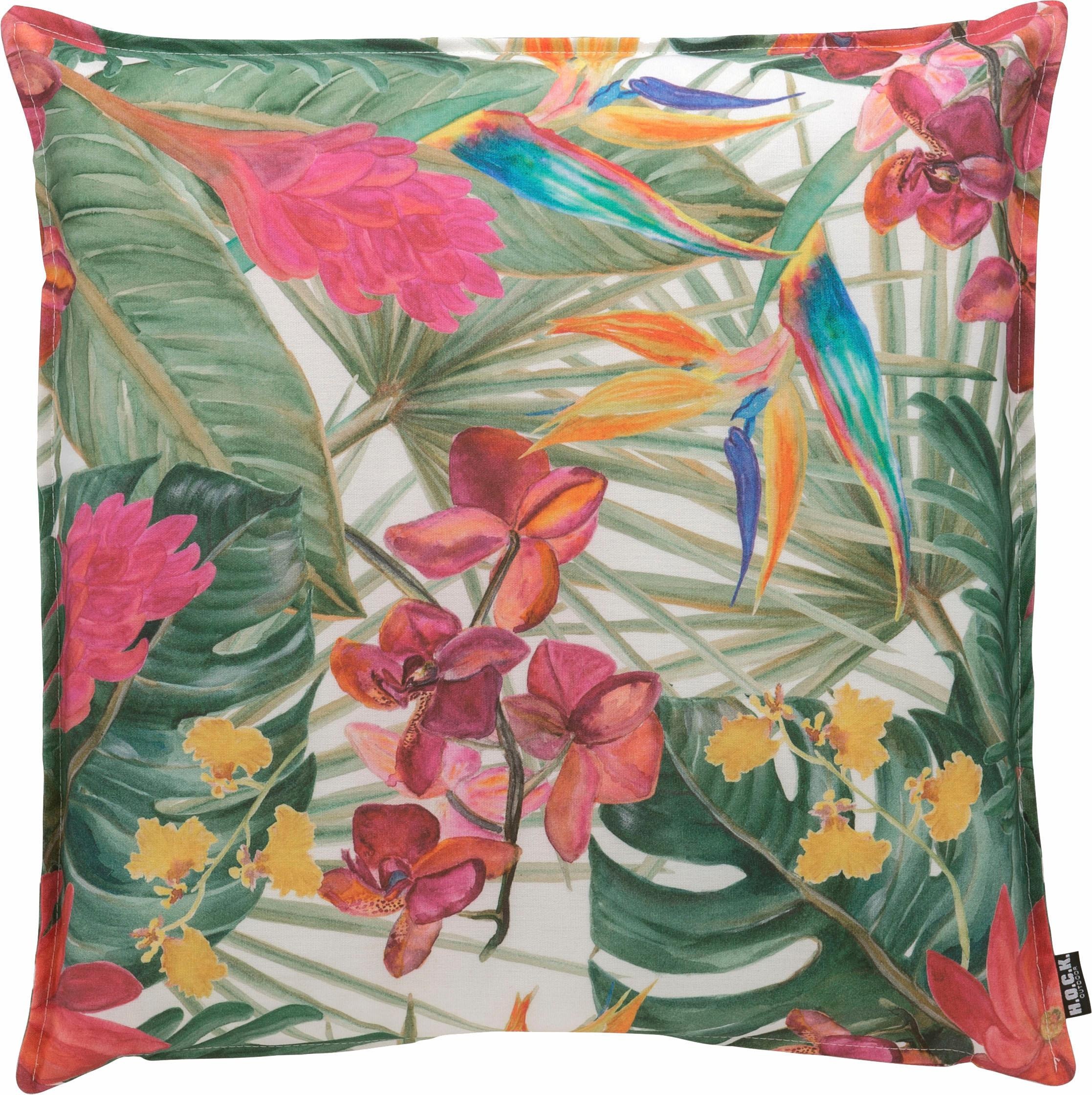 Image of H.O.C.K. Dekokissen "Beach Life" im floralen Muster