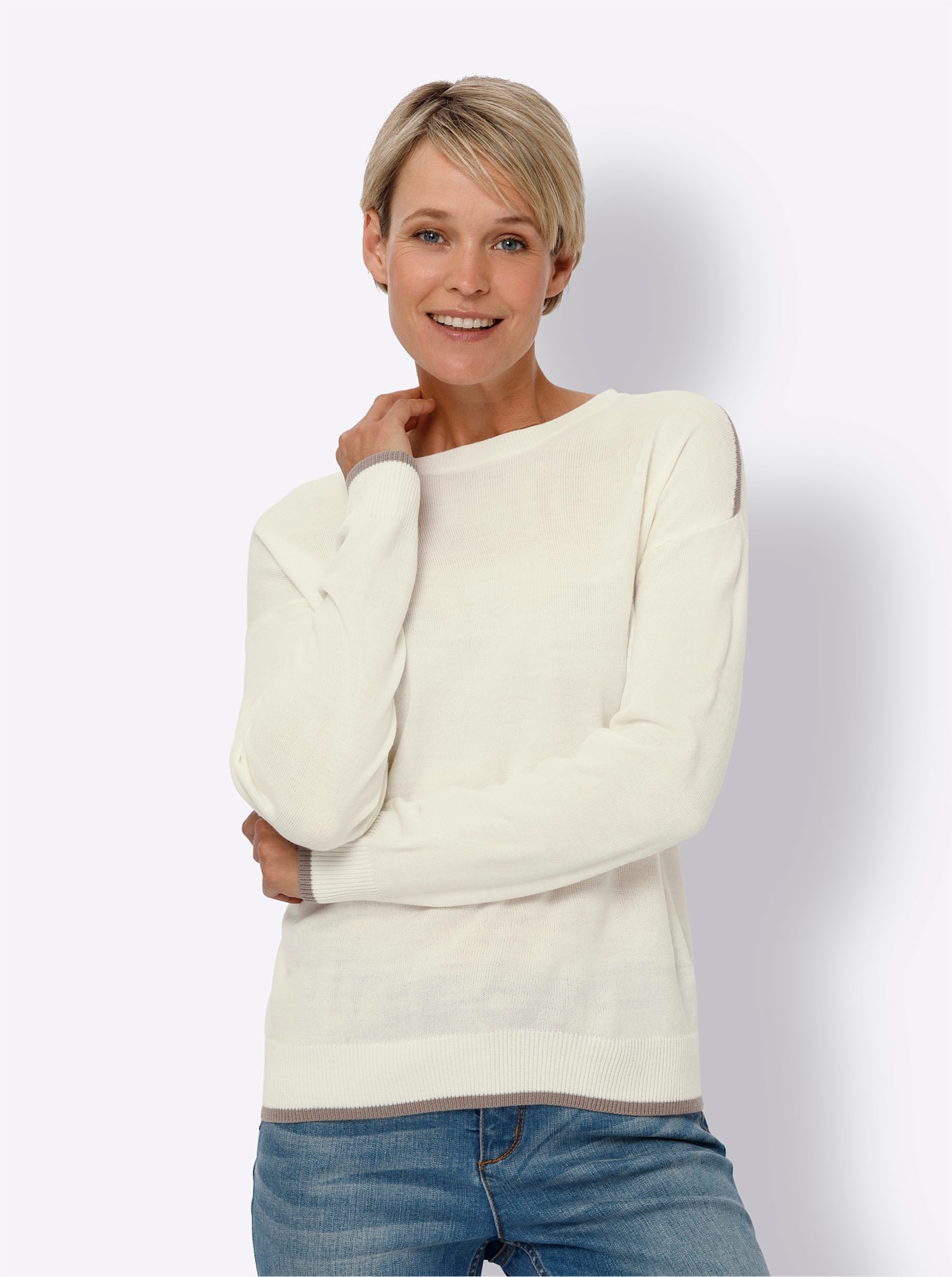 Classic Basics Strickpullover »Rundhals-Pullover«