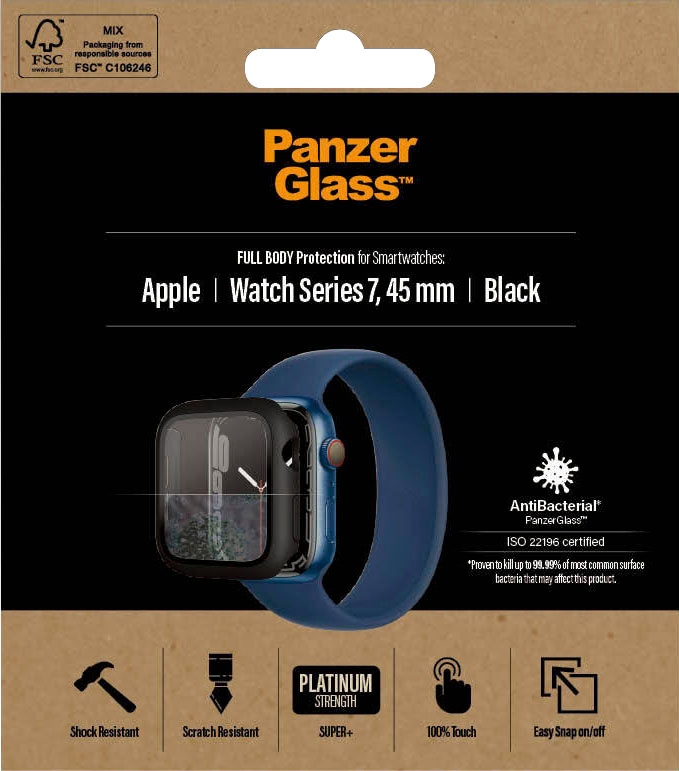 PanzerGlass Displayschutzglas »Full Body - Apple Watch 7 (44 mm)«