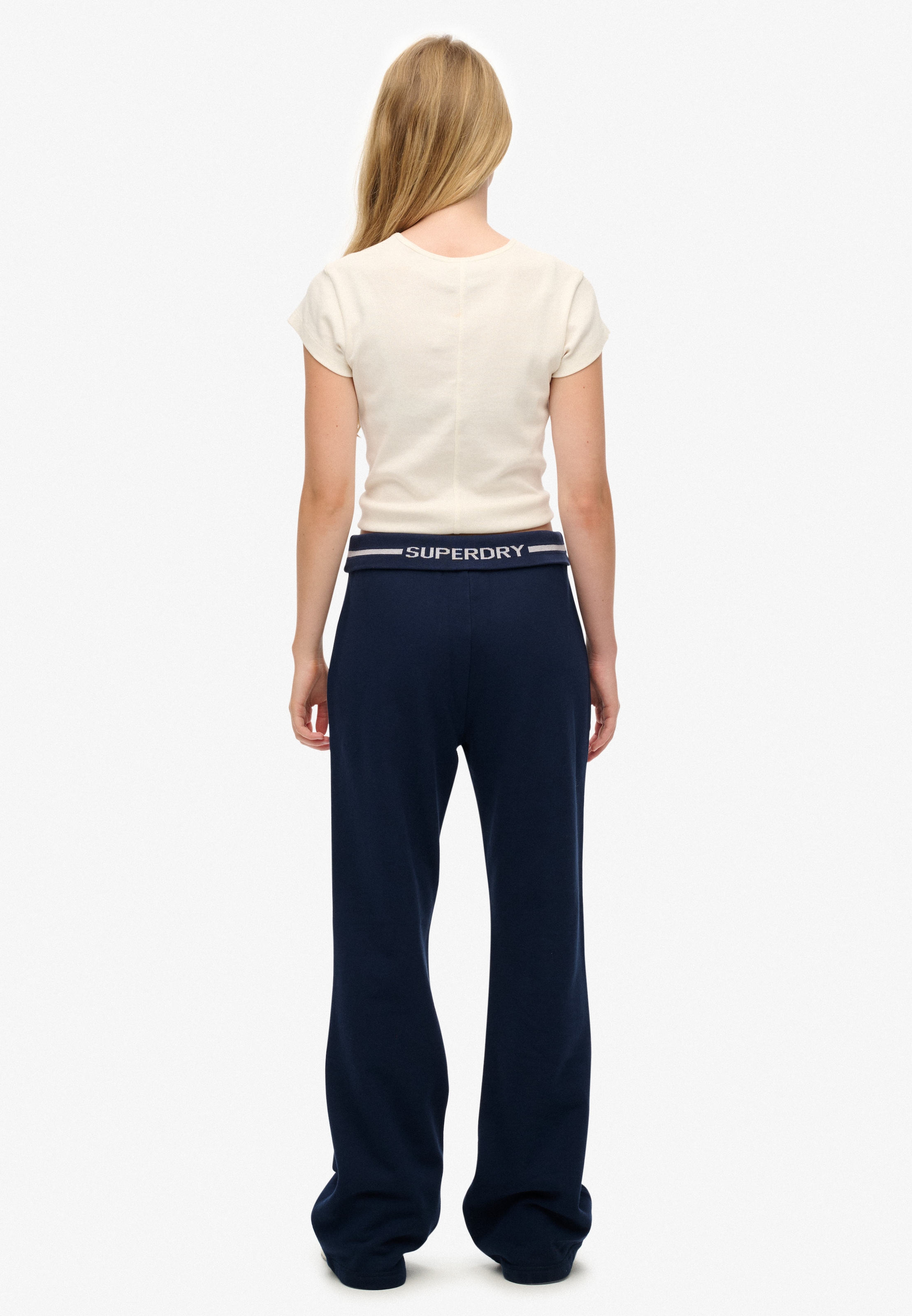 Superdry Pantalon sweat »ESSENTIAL LOGO LR FLARE JOGGER«