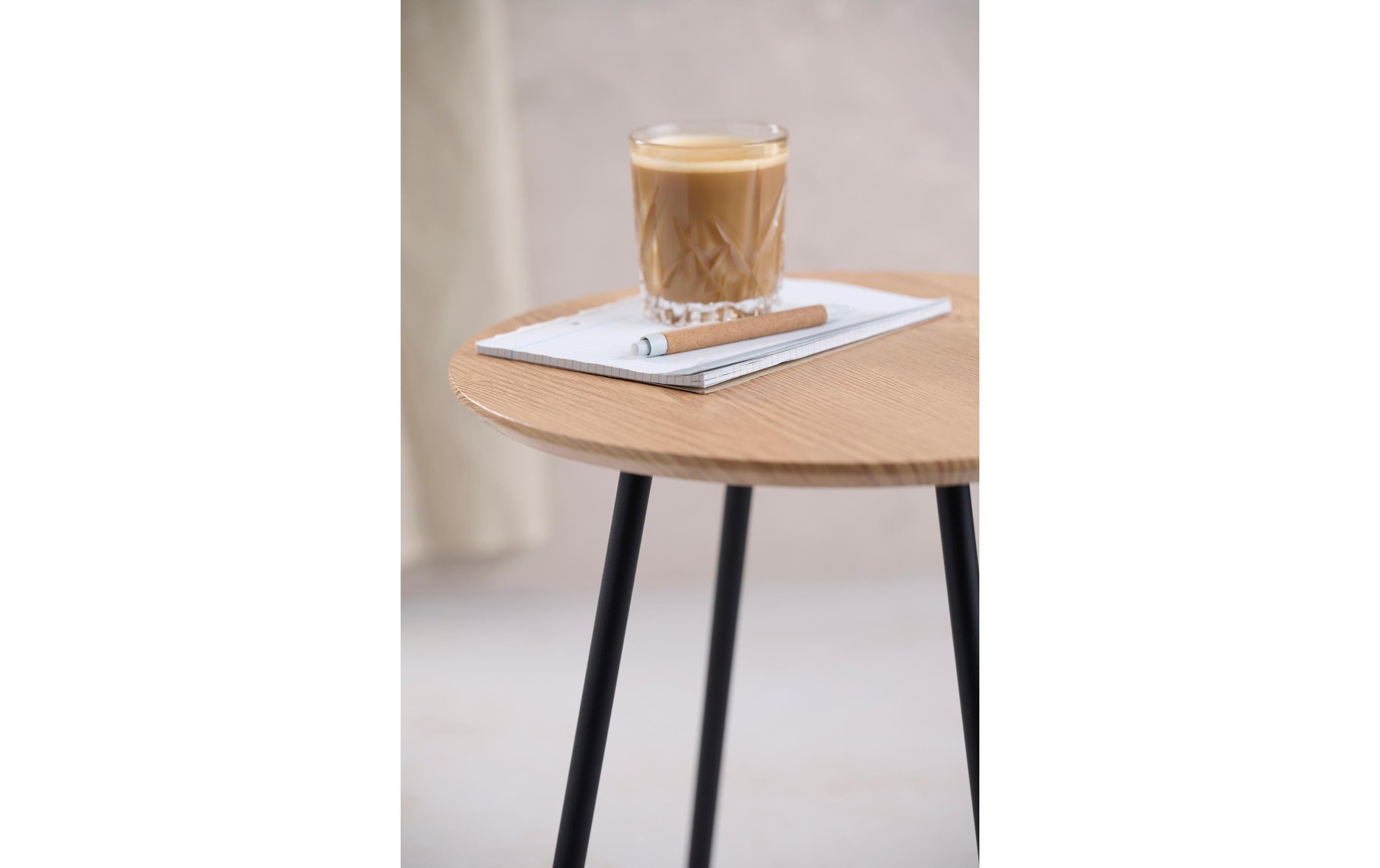Schou Beistelltisch »Ø 40 cm Braun/«