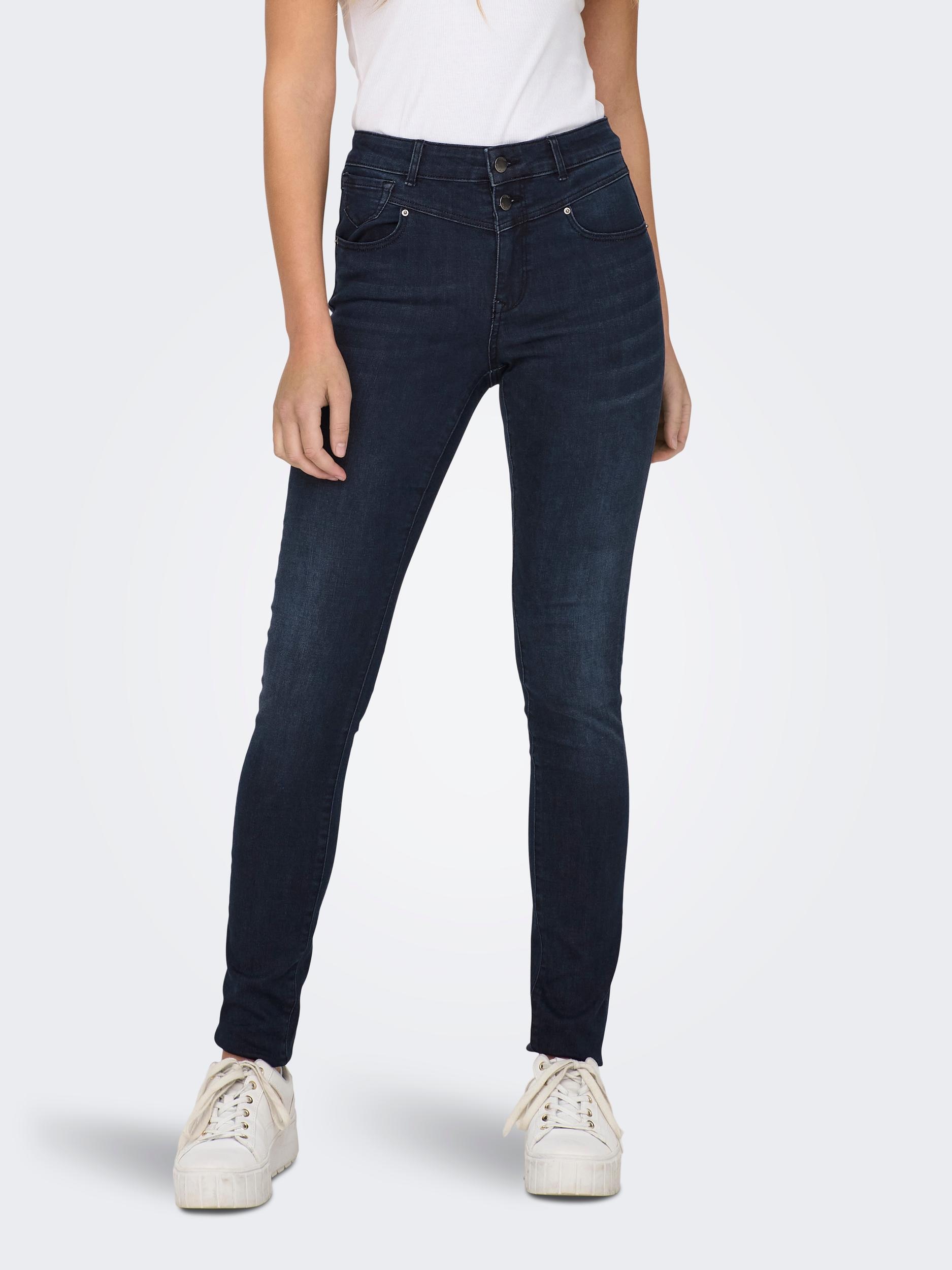 ONLY Skinny-fit-Jeans »ONLWAUW HW CUT Commander DNM BUT SKINNY EXT« DOU confortablement