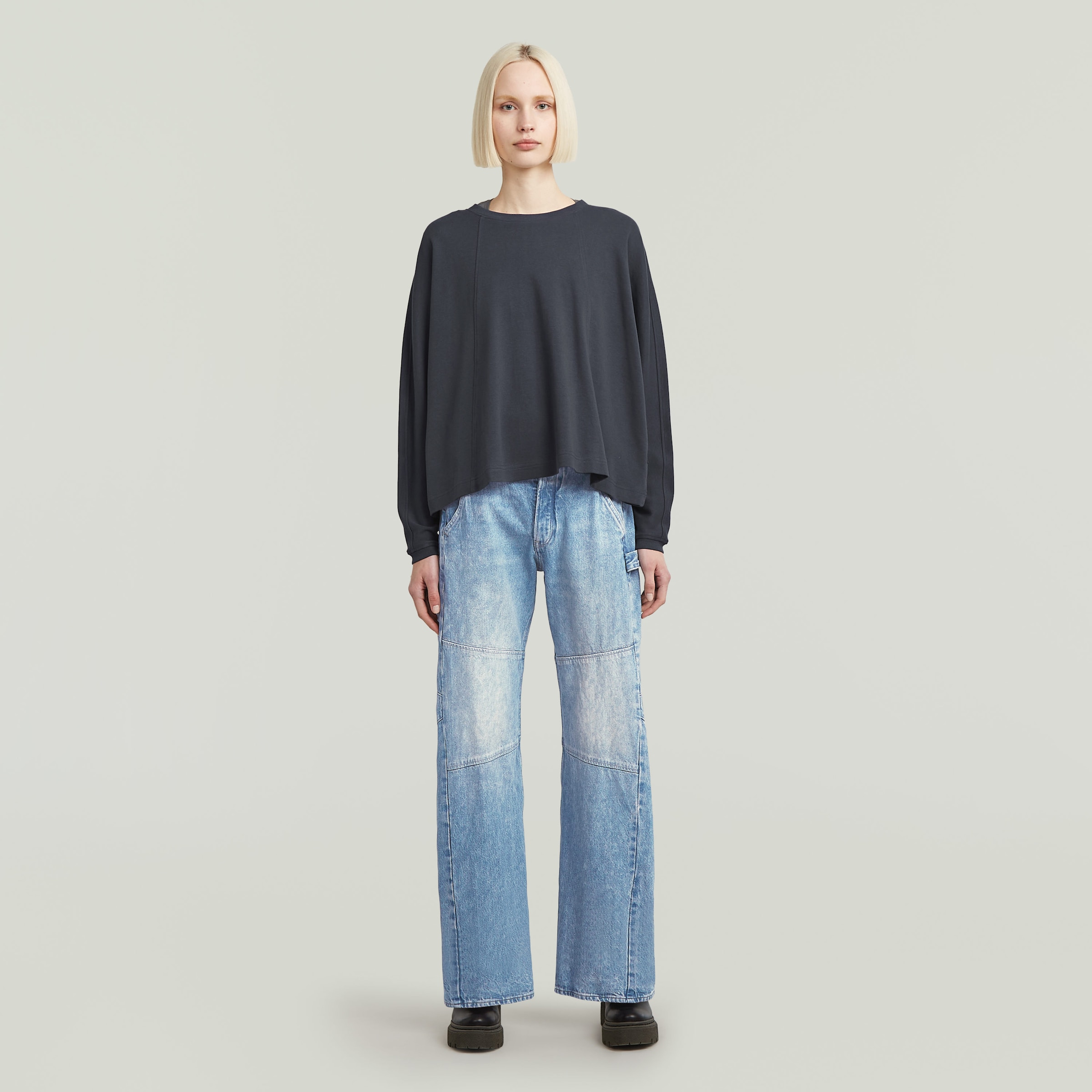 G-STAR Langarmshirt »A line«, im Oversized Fit
