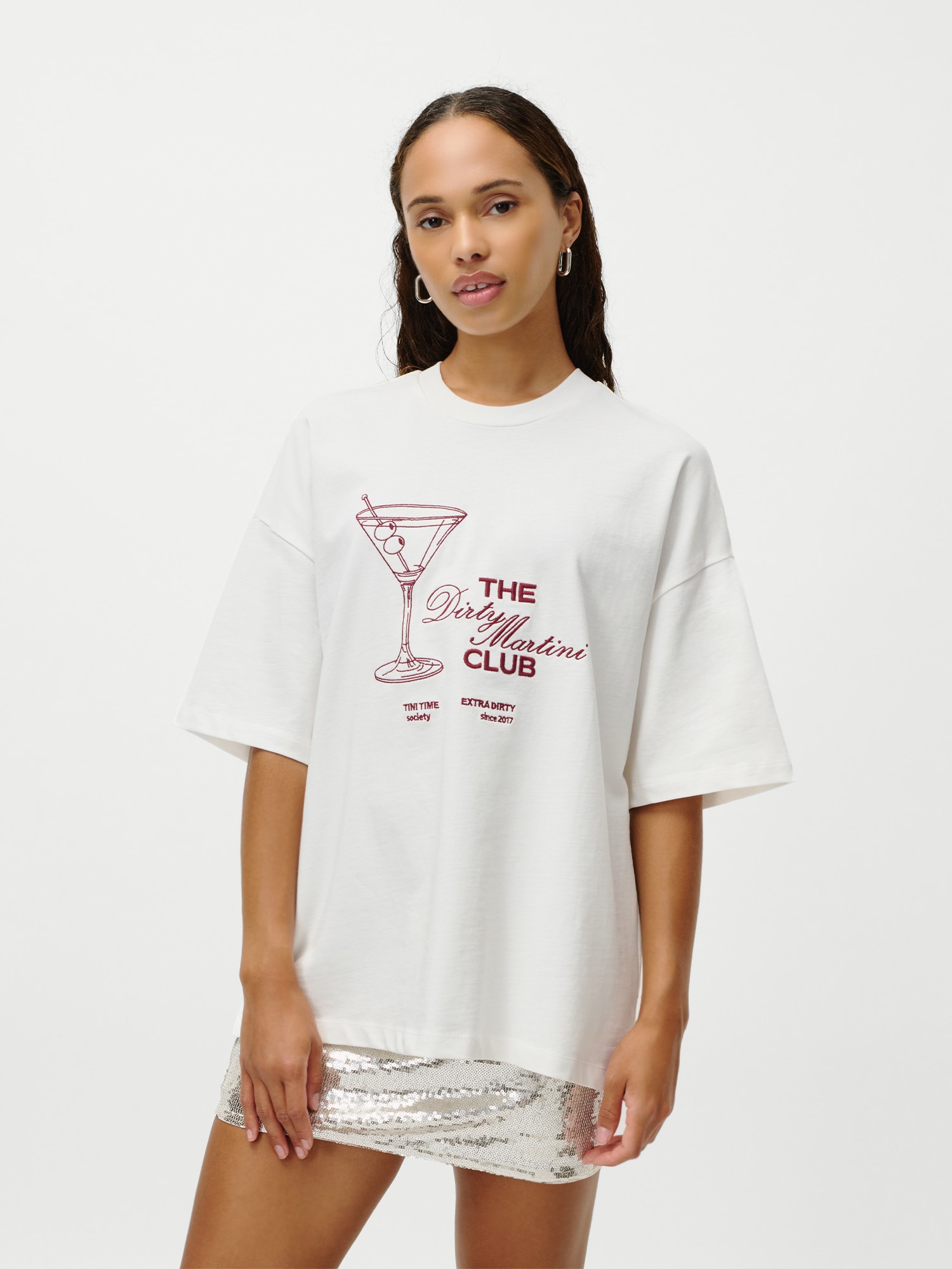 Image of LeGer T-Shirt "Simona T-Shirt" Mit grossem Print, lockere Form