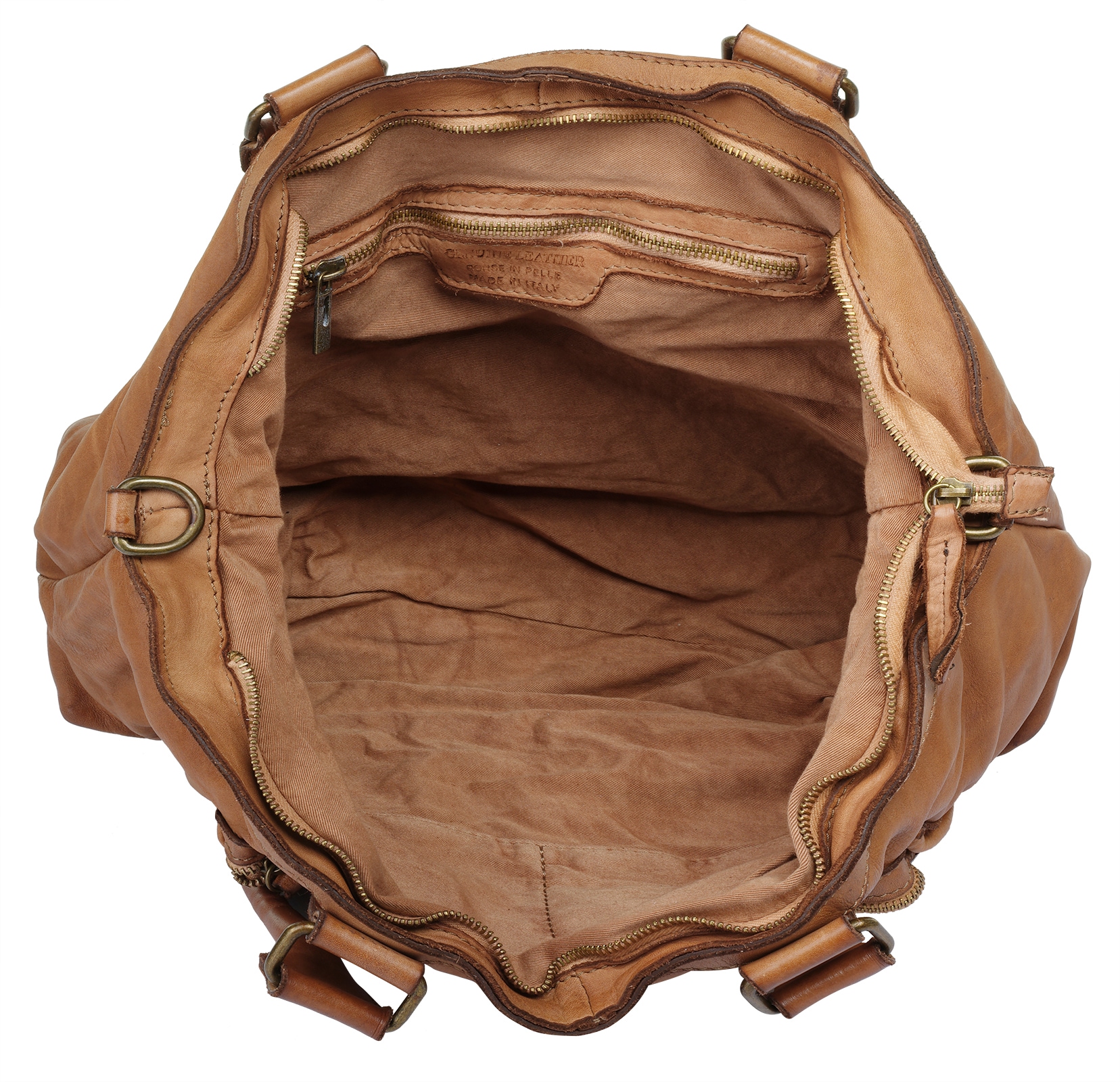 Samantha Look Shopper, echt Leder, Made in Italy