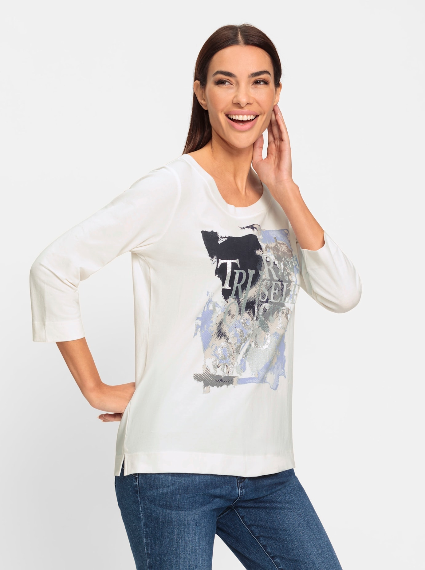 heine 3/4-Arm-Shirt »Shirt«, (1 tlg.)