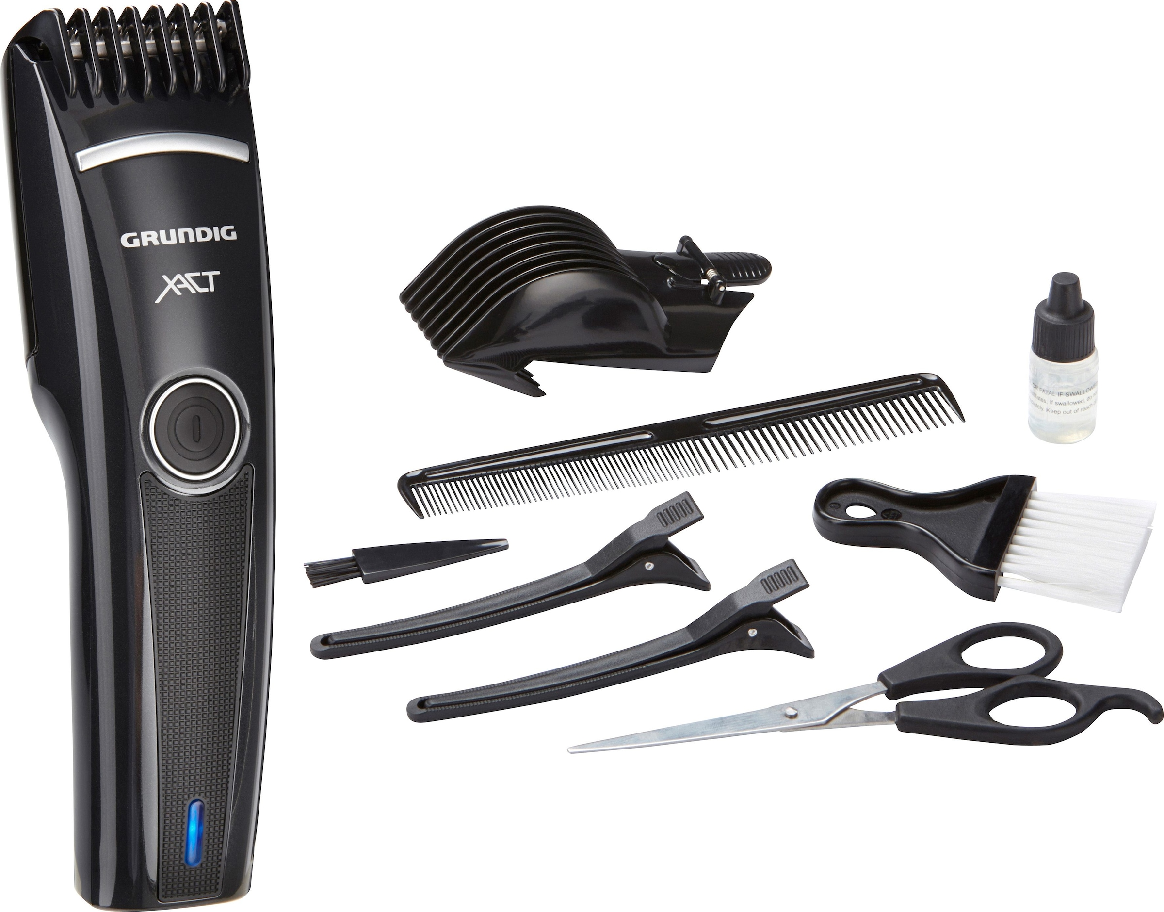 Grundig Haar- und Bartschneider »MC 3342«, 2 Aufsätze, Schneidsatz  hygienisch abwaschbar