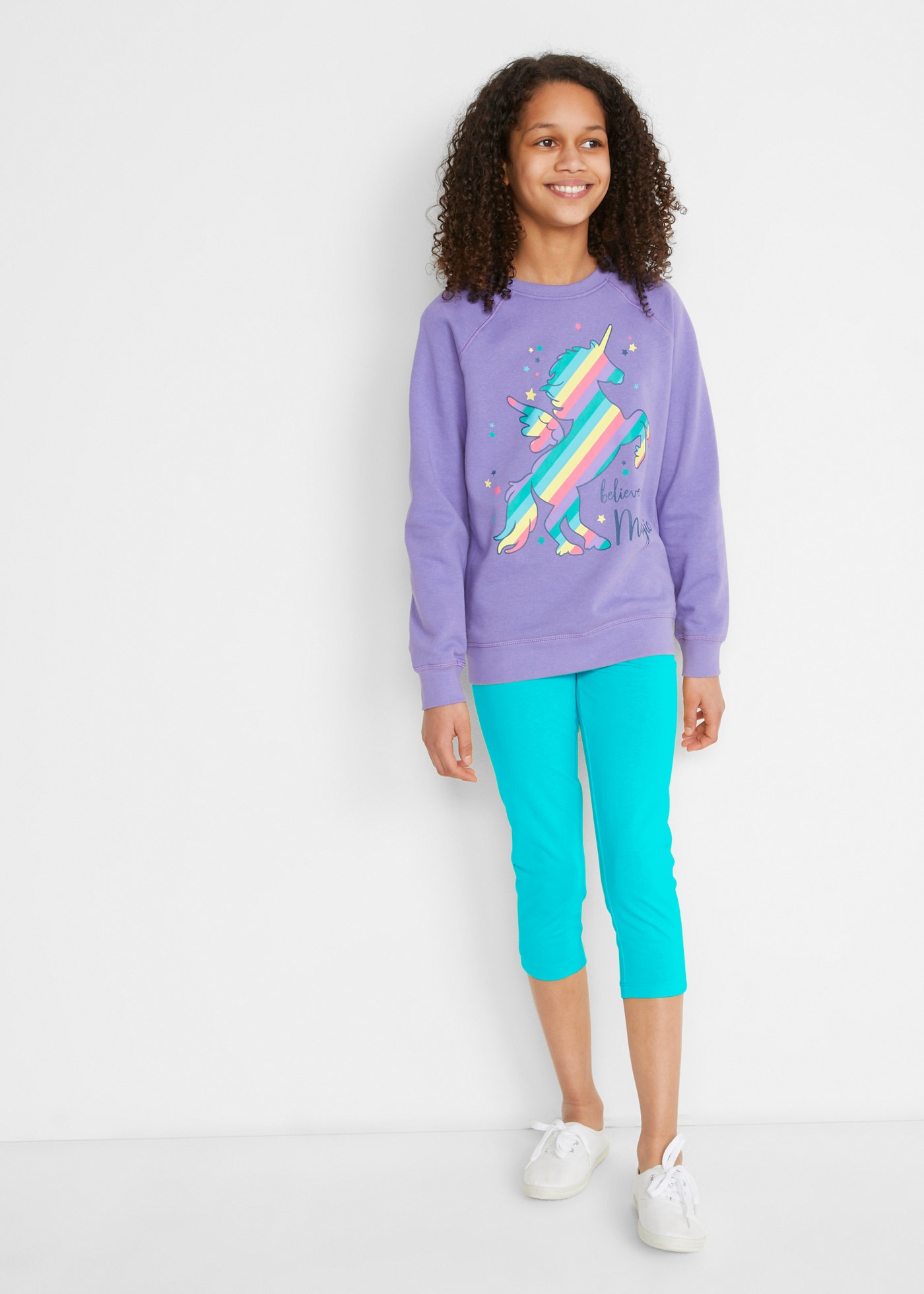 bonprix Caprileggings »Capri-Leggings mit elastischem Baumwoll-Mix (2er Pack)«  Capri-Leggings mit elastischem Baumwoll-Mix (2er Pack)