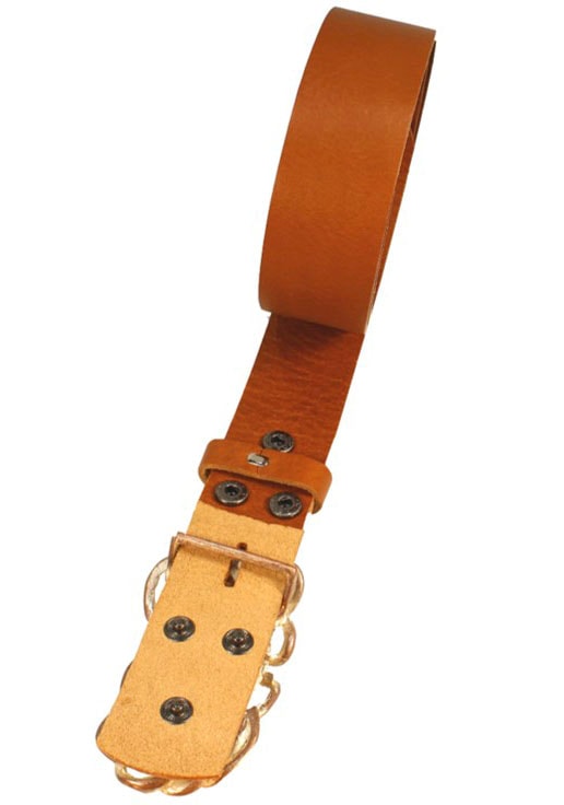 Rettungsring Gürtel Ceinture en cuir »Gump Wood«, mit austauschbarer Schliesse »Strohknoten Rosa«