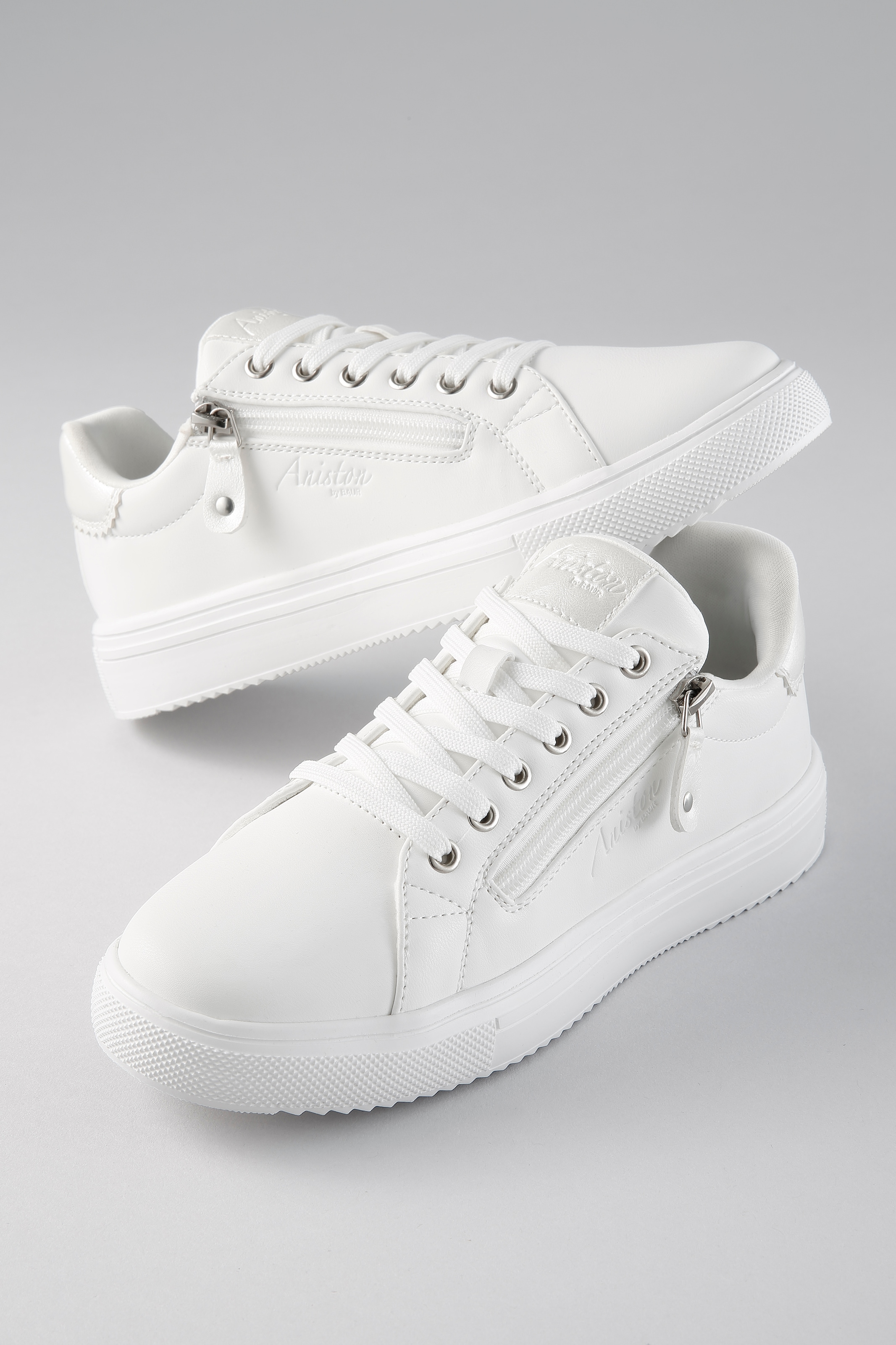 Image of Aniston SHOES Sneaker Schnürschuh, Freizeitschuh mit Reissverschluss - NEUE KOLLEKTION