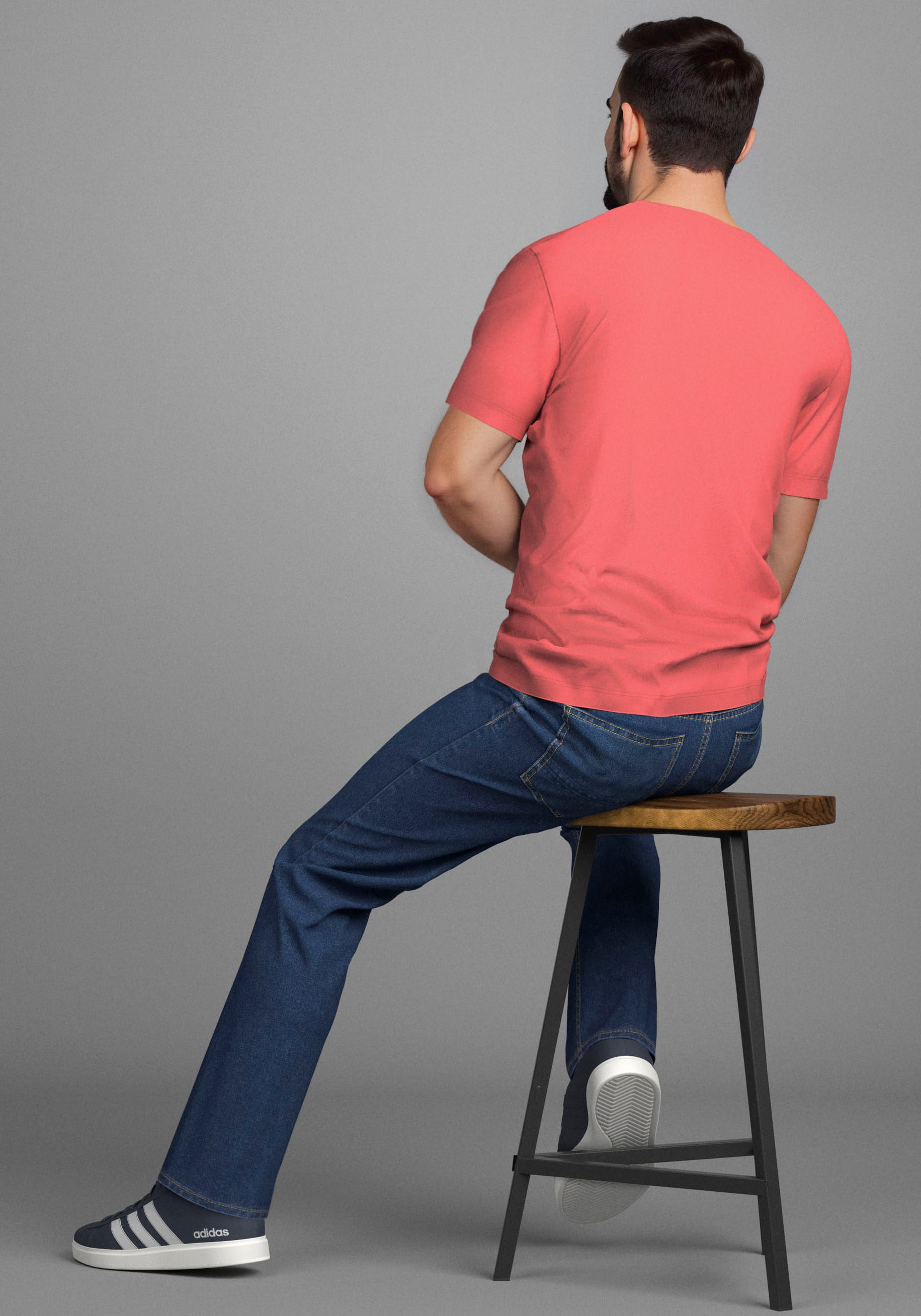 Man's World Rundhalsshirt »Neue Kollektion!« mit Print