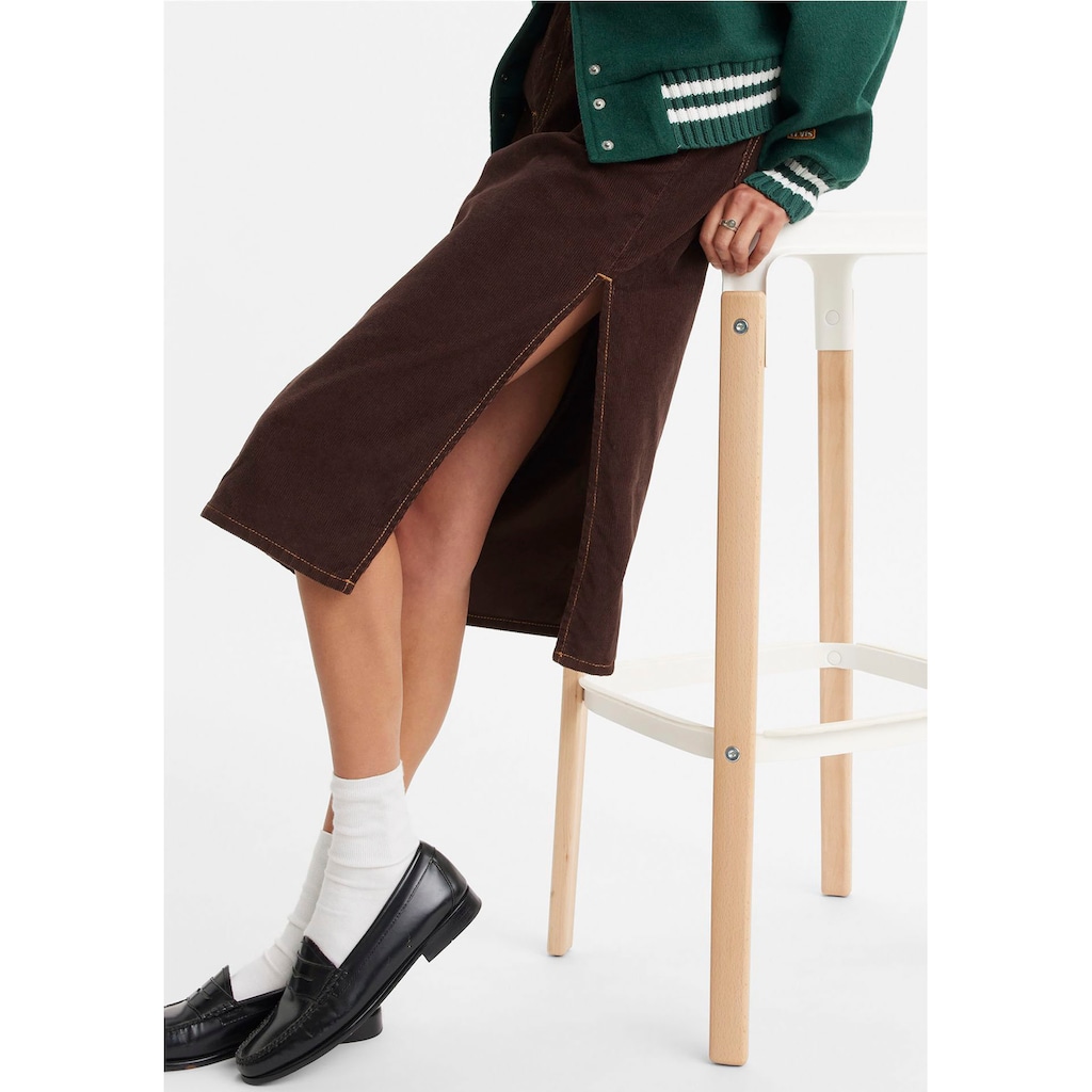 Levi's® Cordrock »Side Slit Skirt«